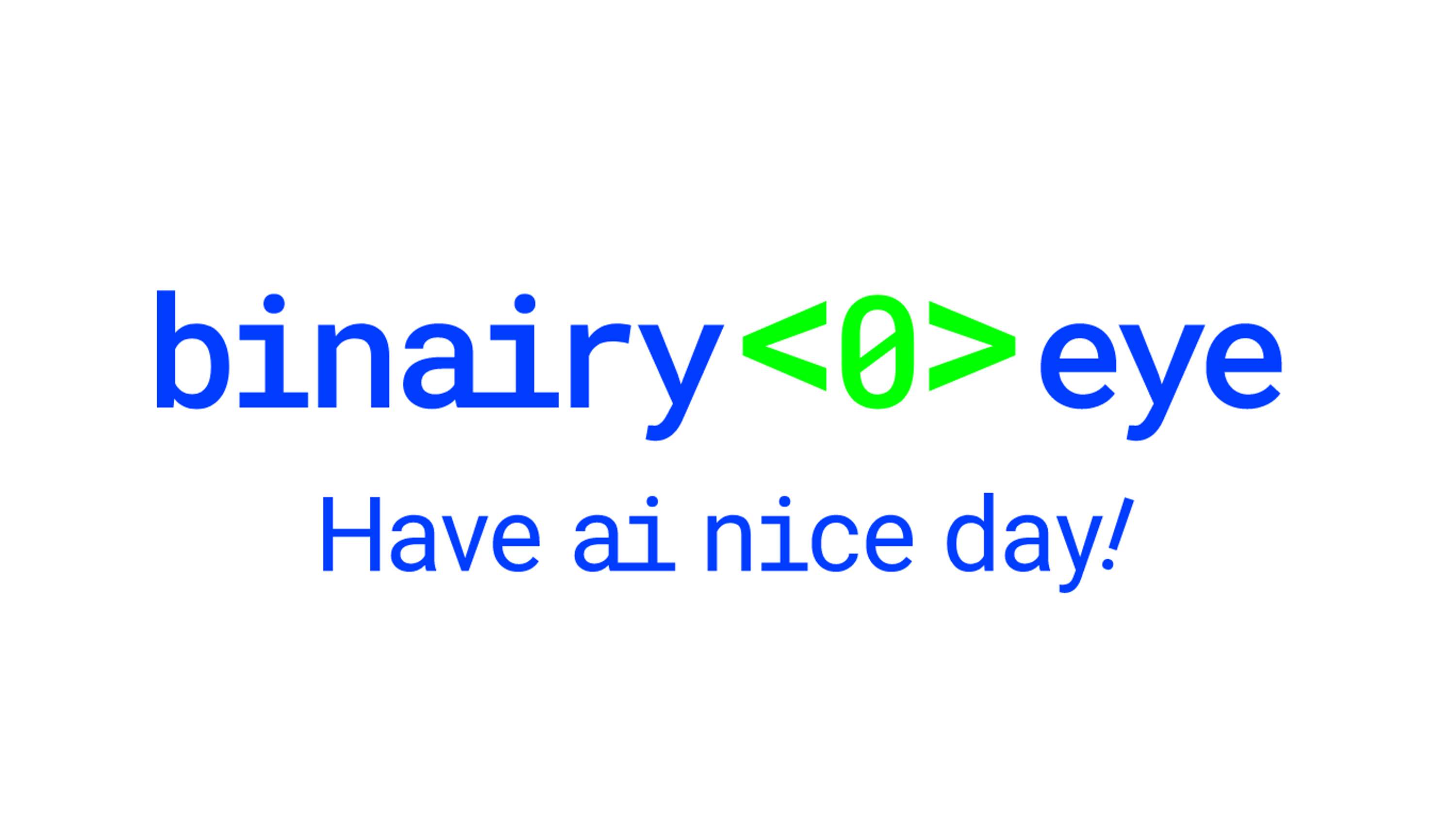 Binairy Eye branding and website development by Marc Burville-Riley