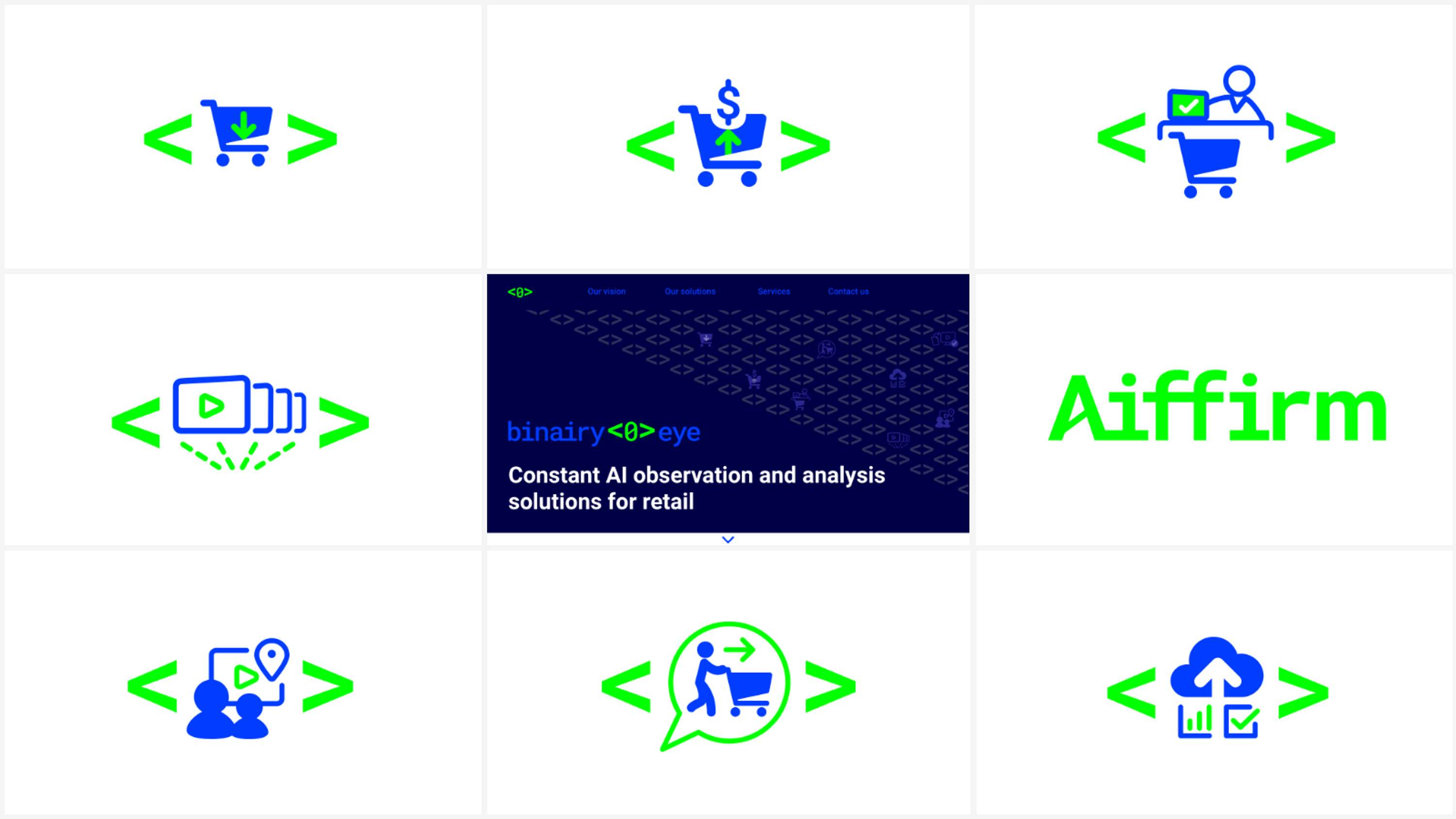 Binairy Eye branding and website development by Marc Burville-Riley