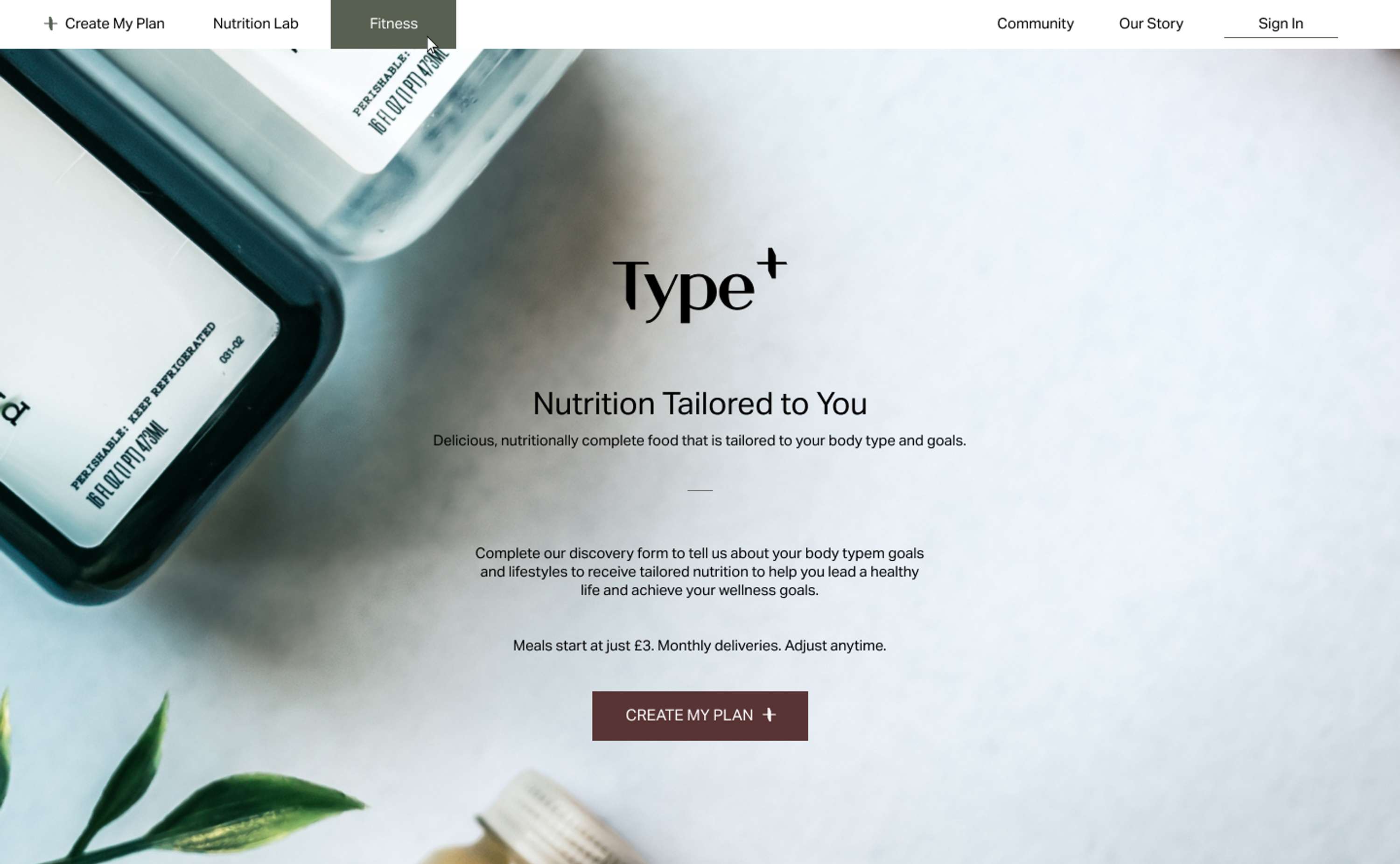 Type+ web design and development by Greta Rimdziute