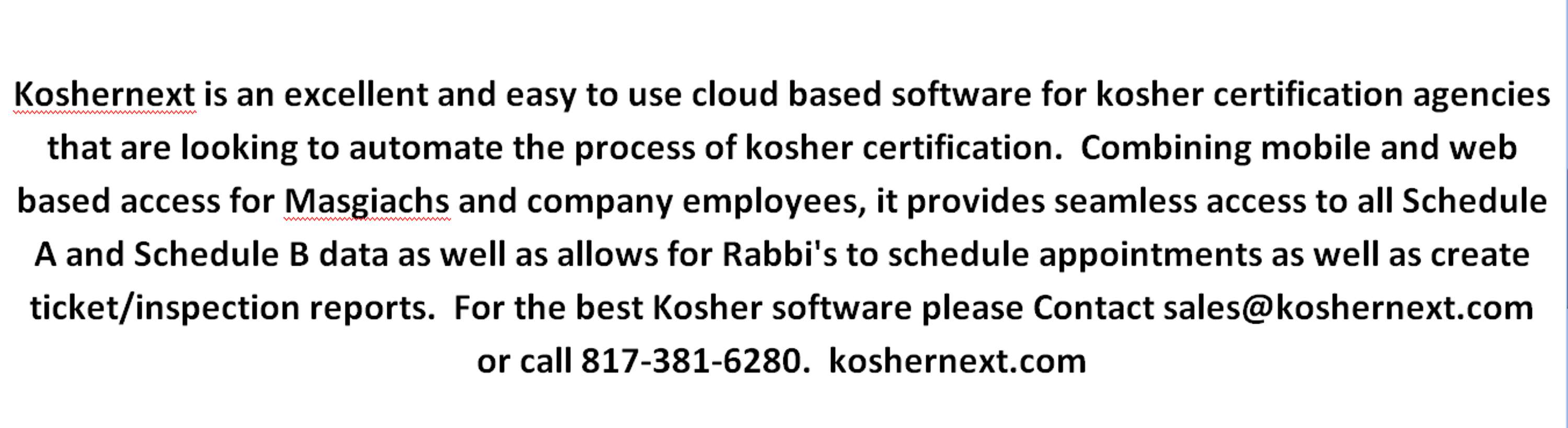 Kosher Certification Rules by Kosher Next