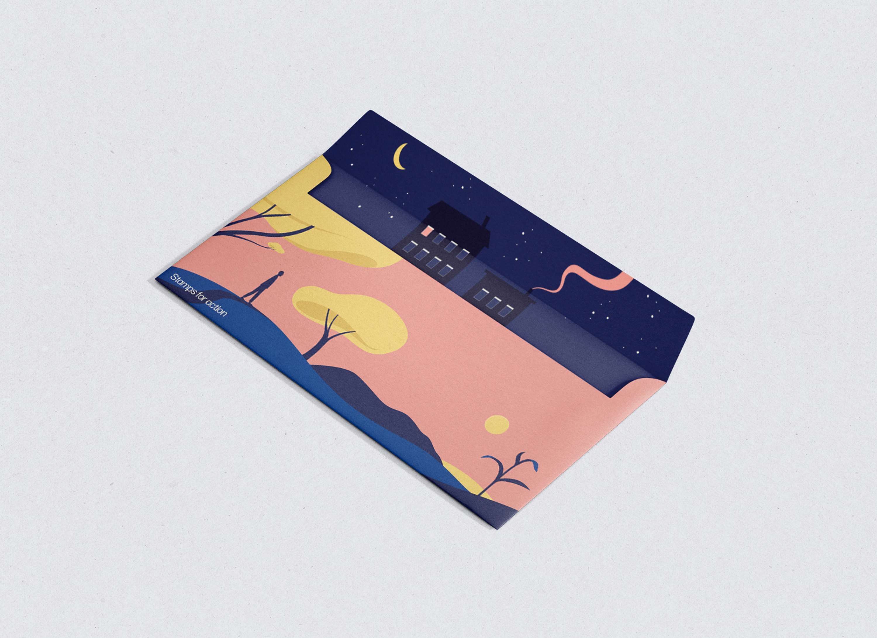 Stamps for action by Sara Brantby