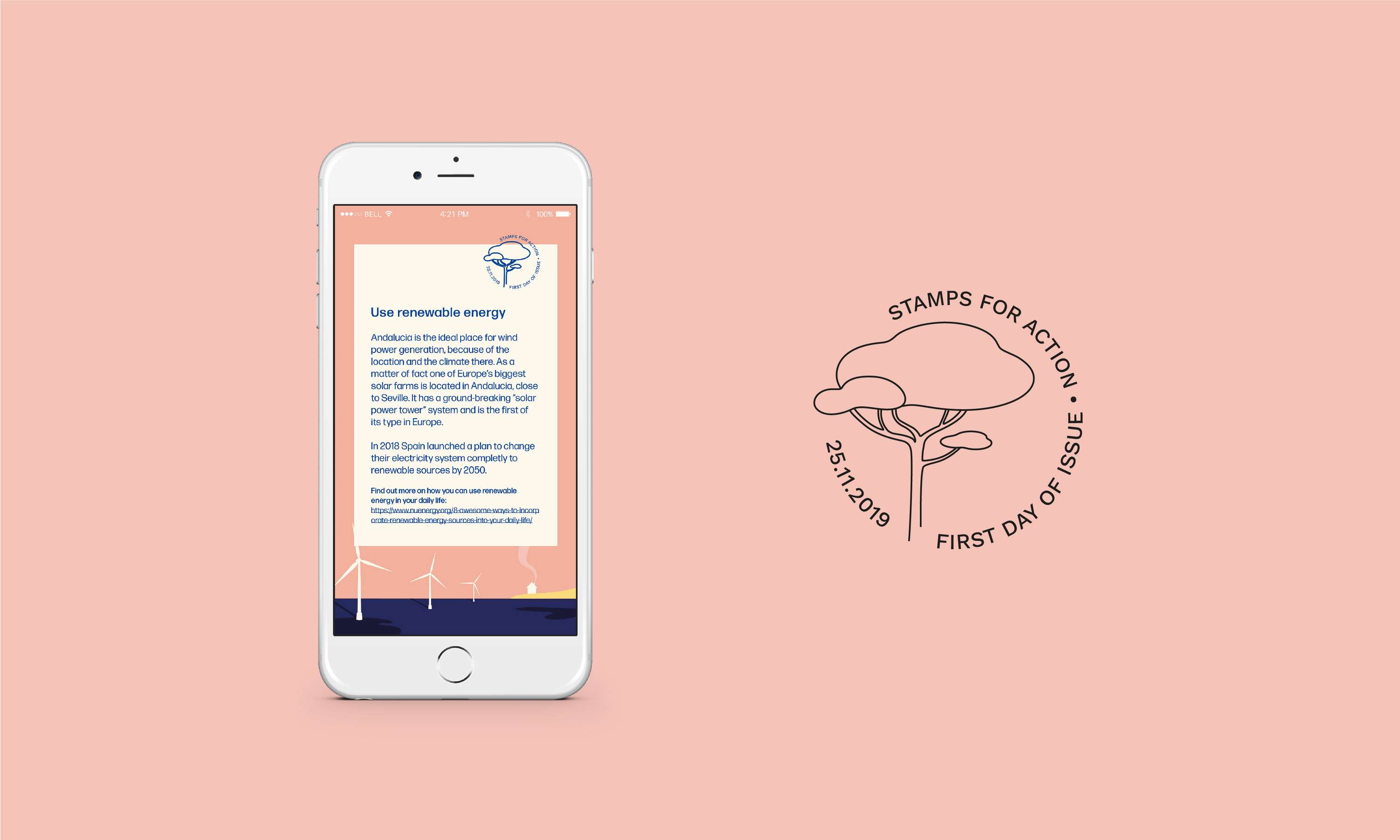 Stamps for action by Sara Brantby