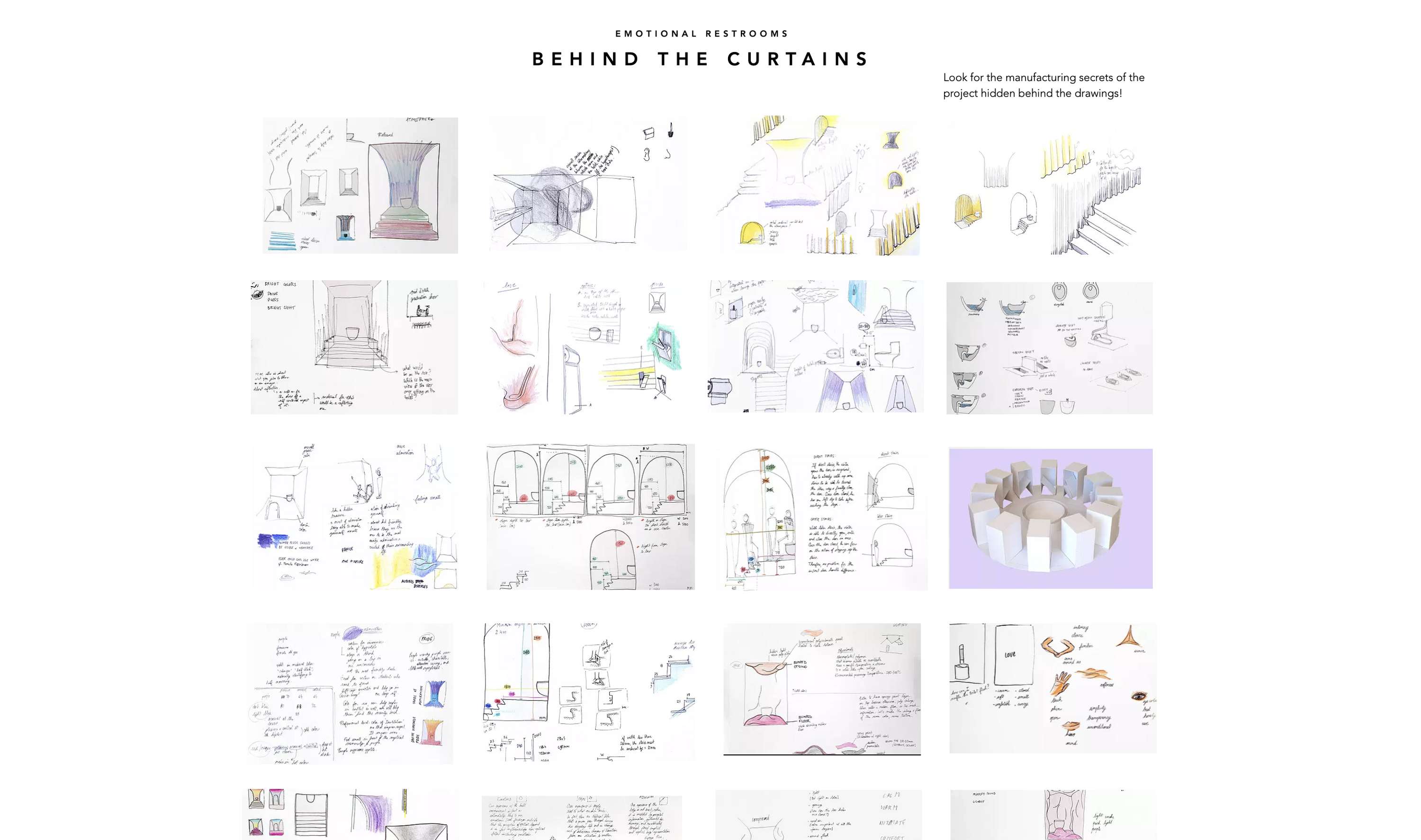 Immersive Space Design  Project, Website by Jeanne Bréard