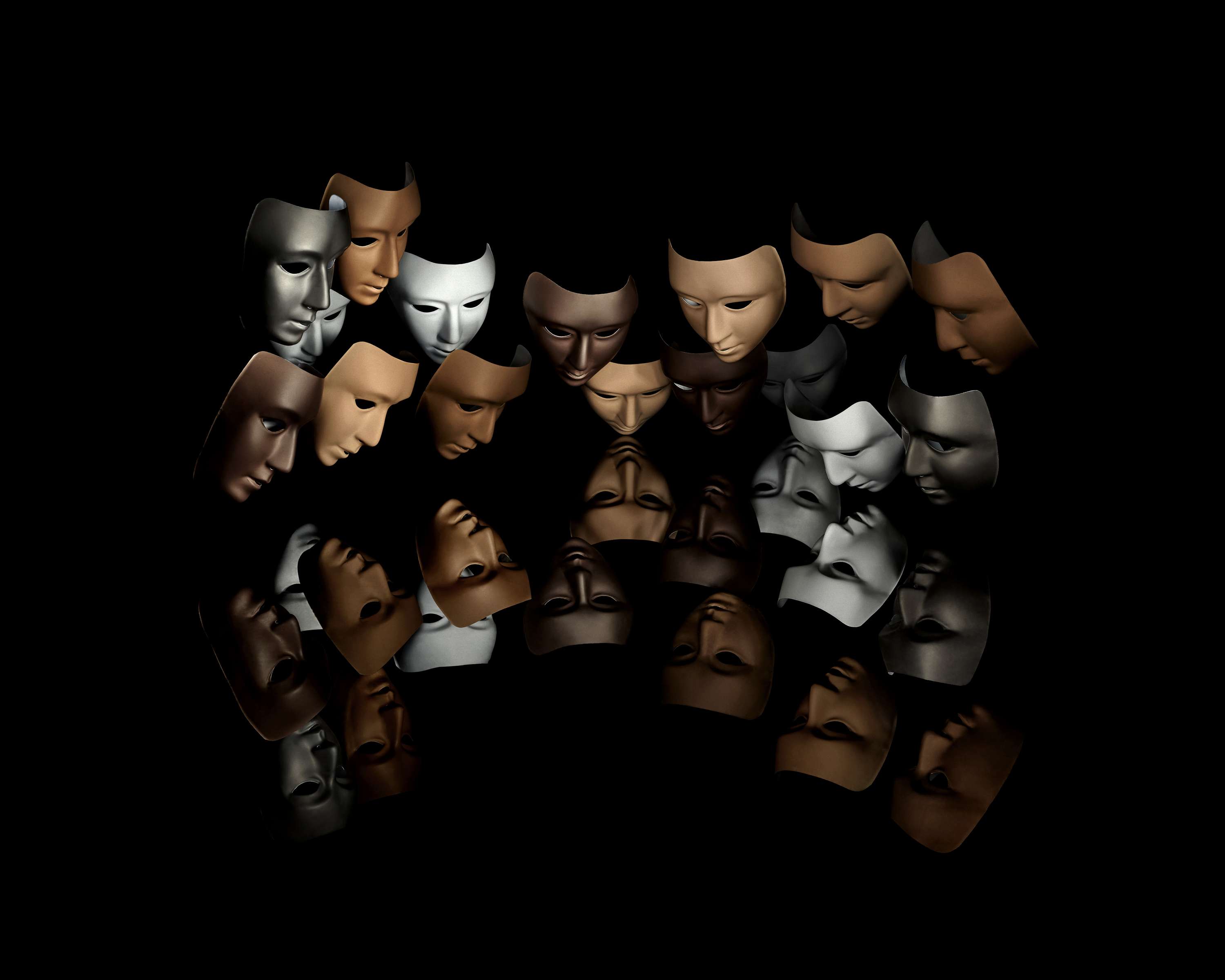 The Face of a Mask by Juan Jimenez