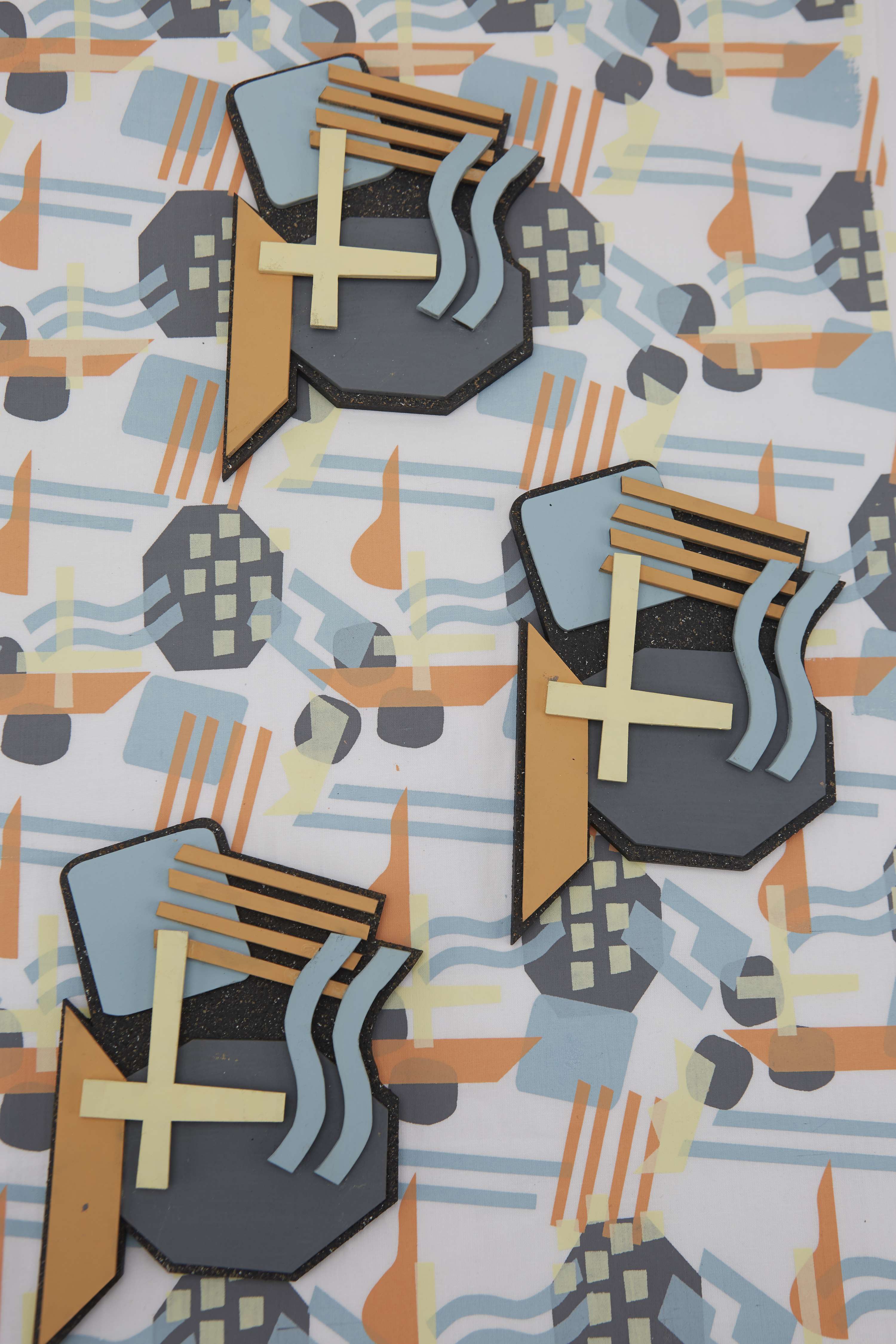 Textured Geometrics by Ellie Markham