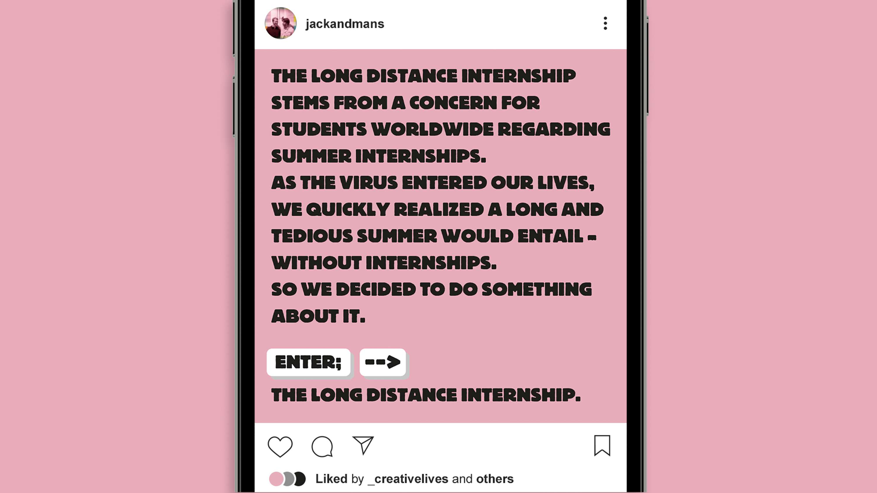 The long distance internship by Måns Murmark