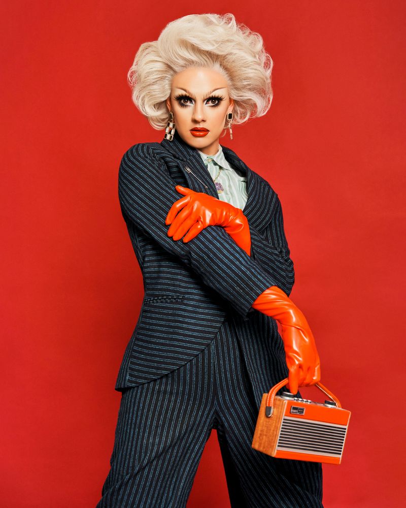 Editorial for pansymag with the Fabulous Crystal from UK drag Race season 1 & Brilliant photographer Tom Buck by Abigail Richardson