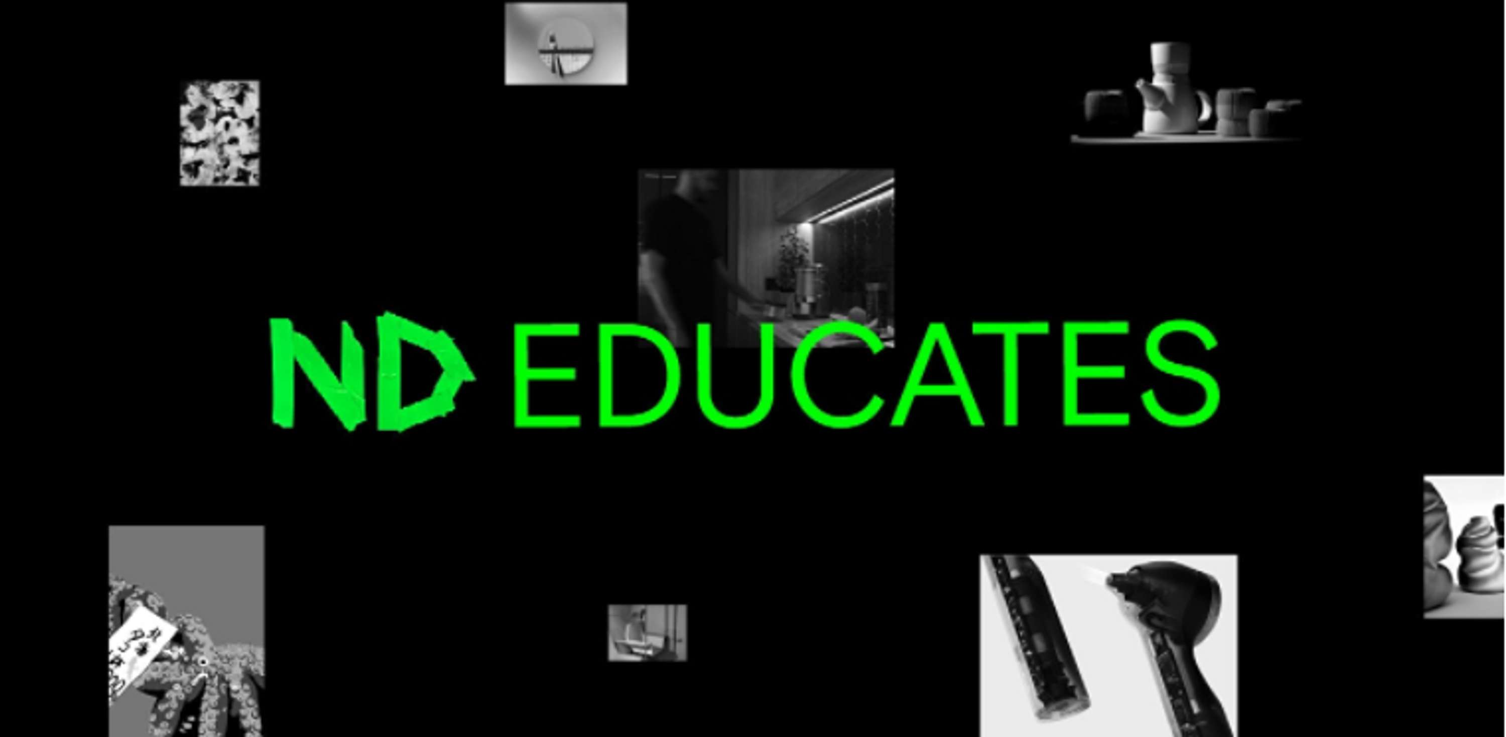 ND EDUCATES Talks Programme by NEW DESIGNERS