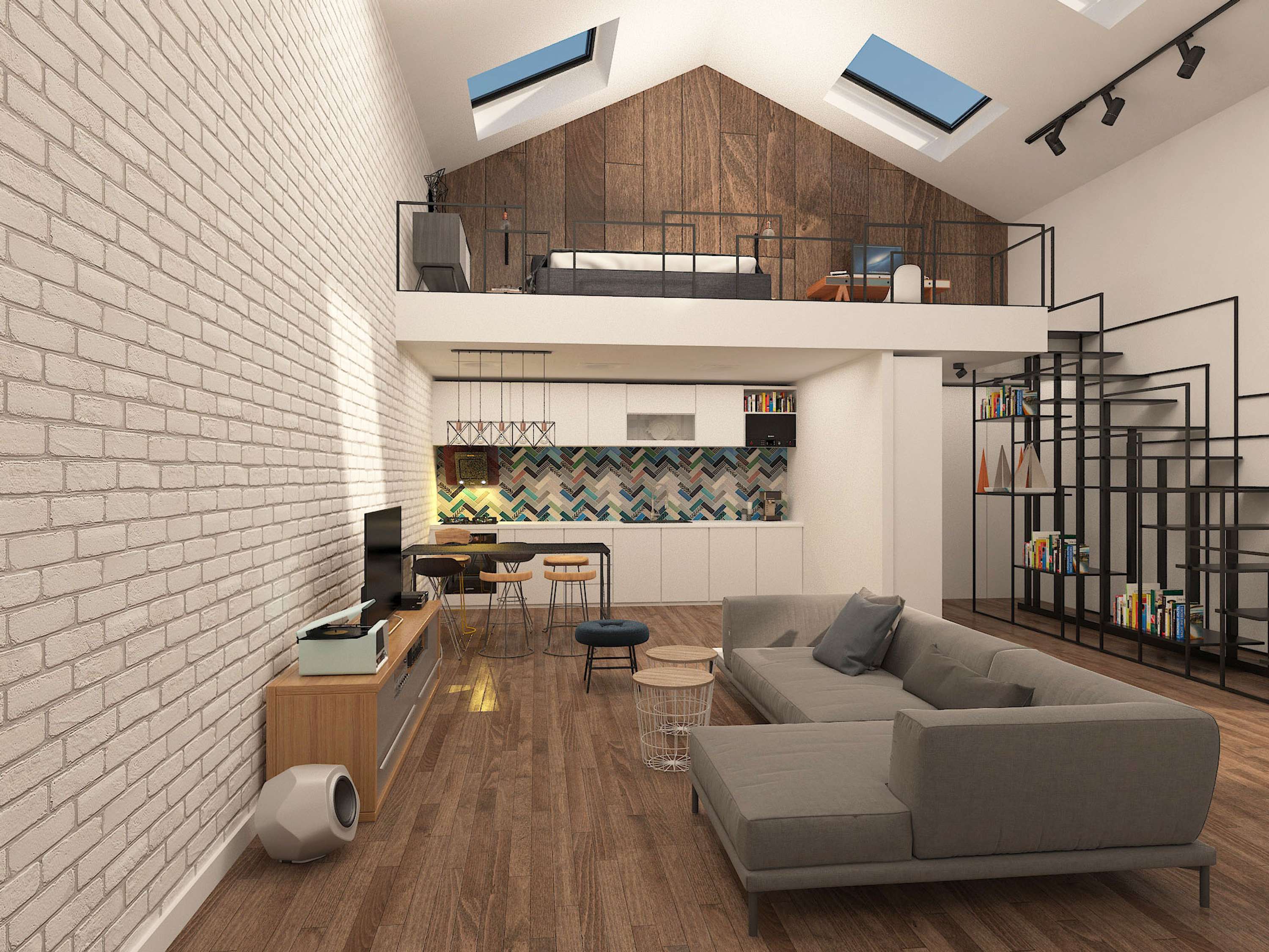 Loft design by Interior District