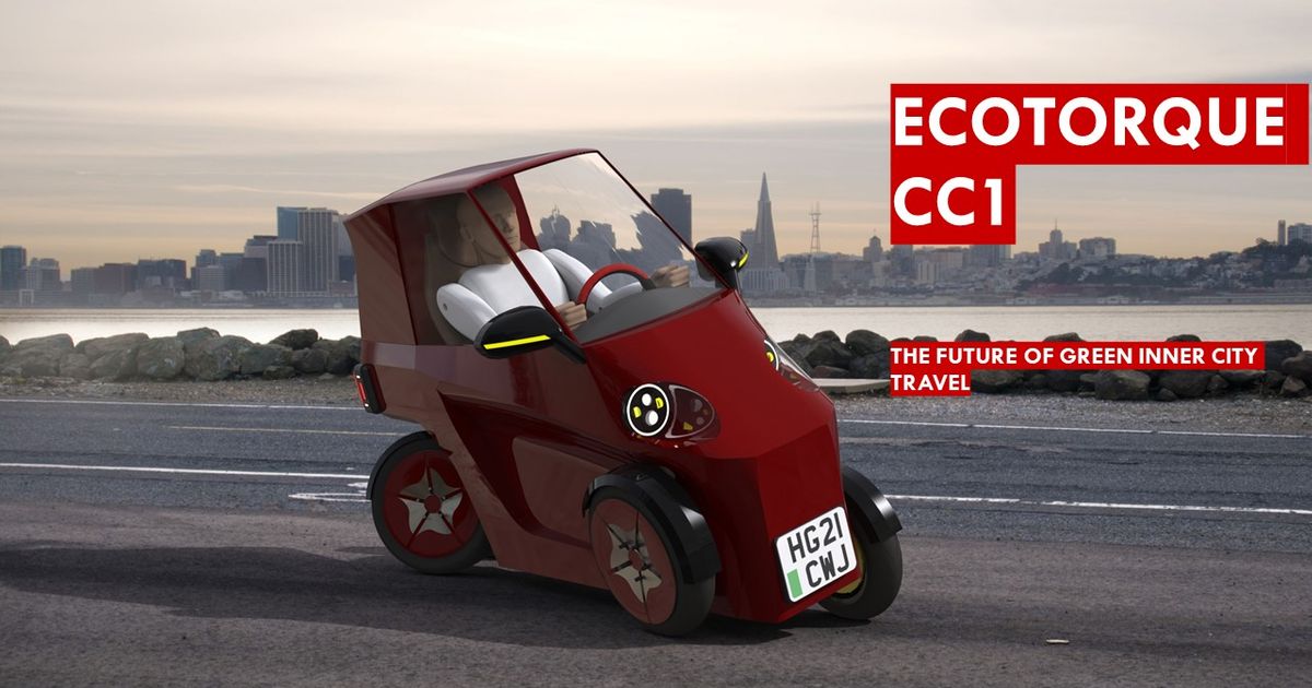 EcoTorque CC1 Personal Light Electric Vehicle (PLEV) The Dots