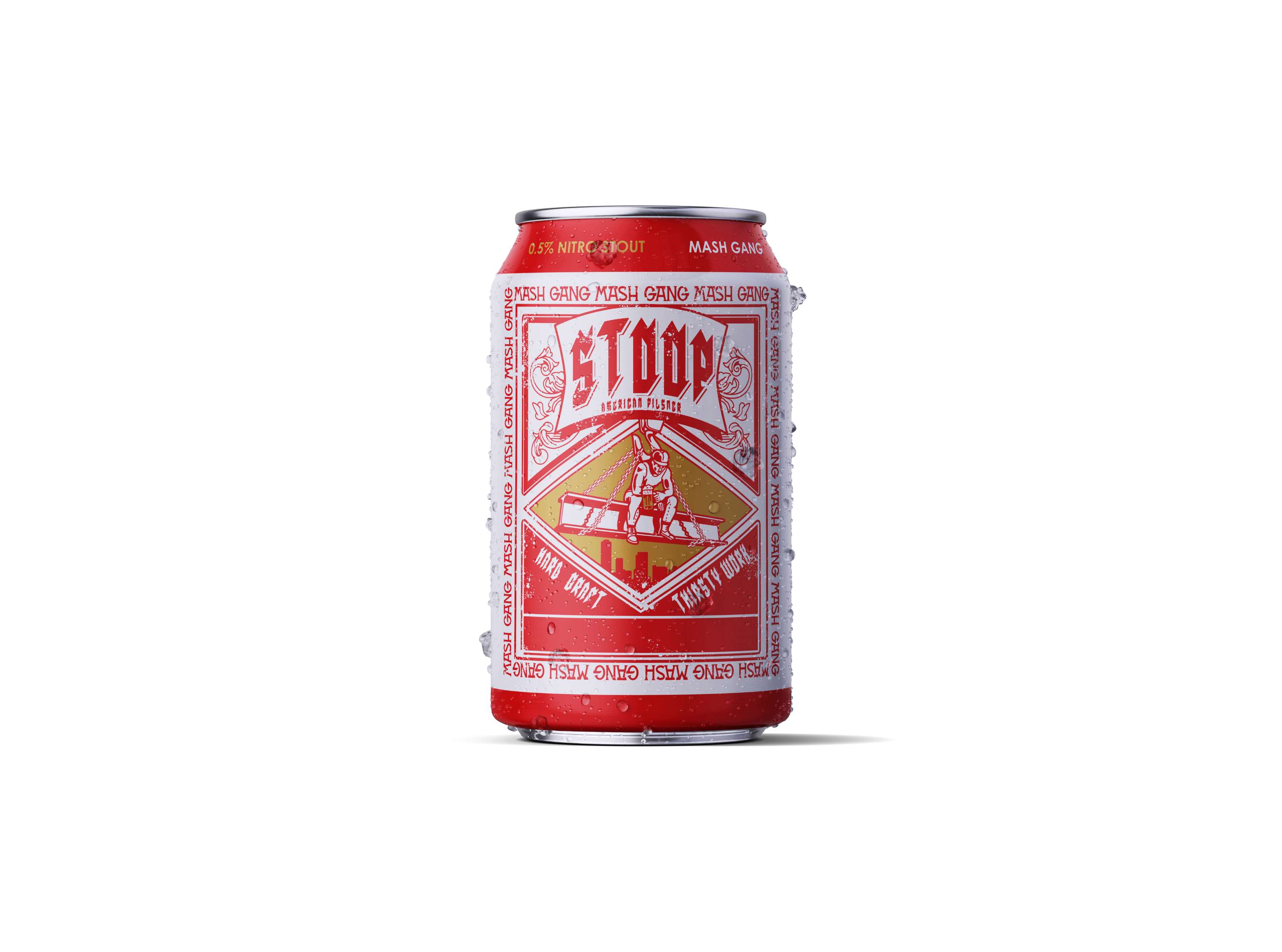Can Label Design | Mash Gang by Lucinda Livingstone