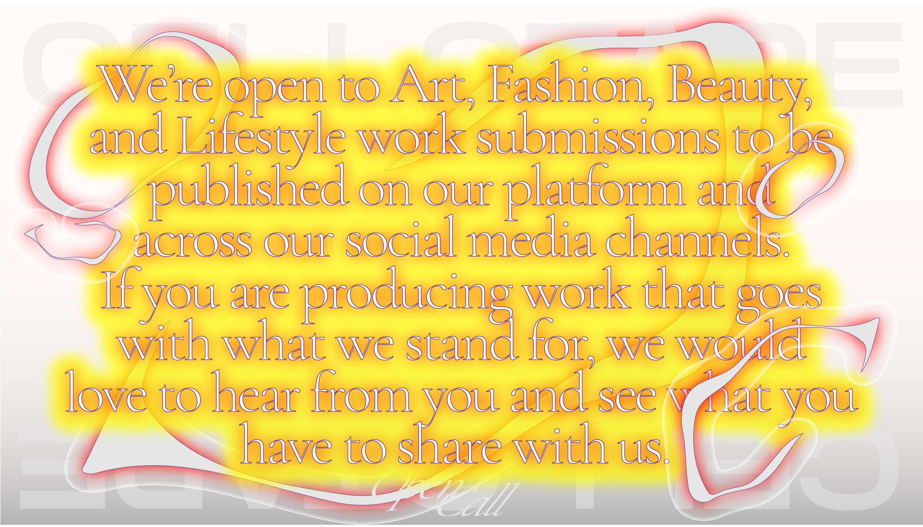 Cellotape Magazine - OPEN CALL! by Cellotape Magazine