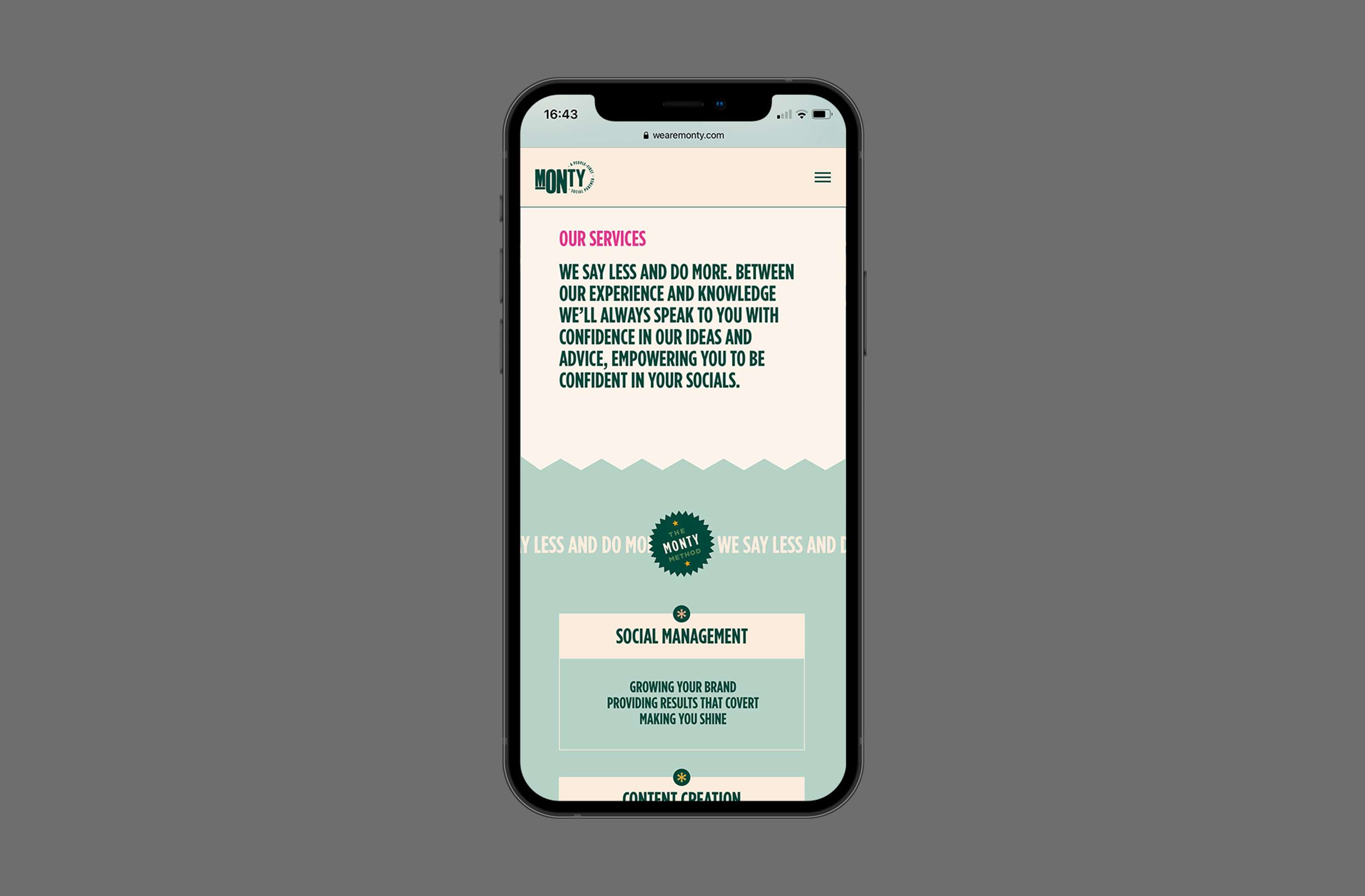 Monty - Site Design & Build by Tristan Palmer