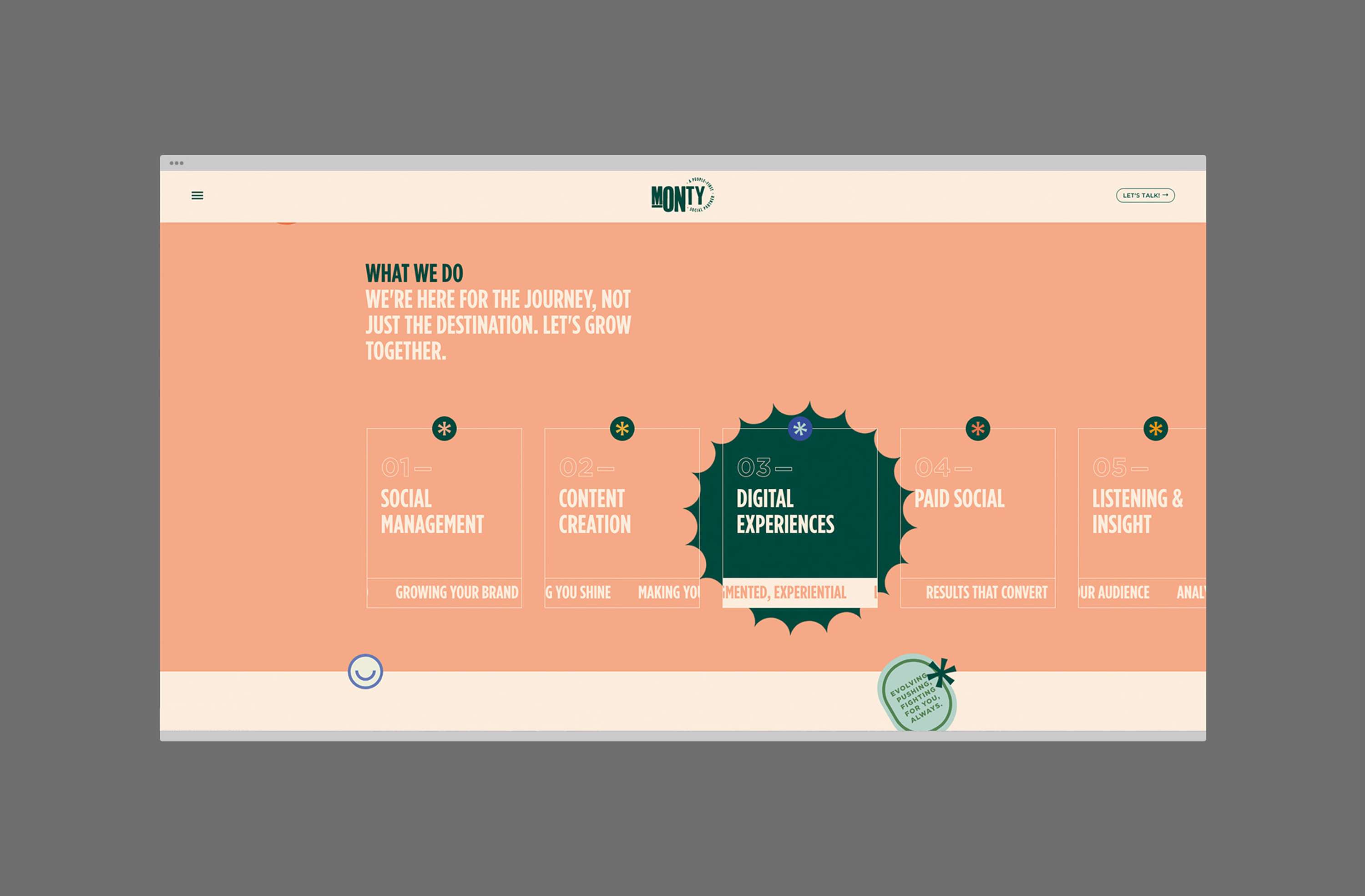 Monty - Site Design & Build by Tristan Palmer