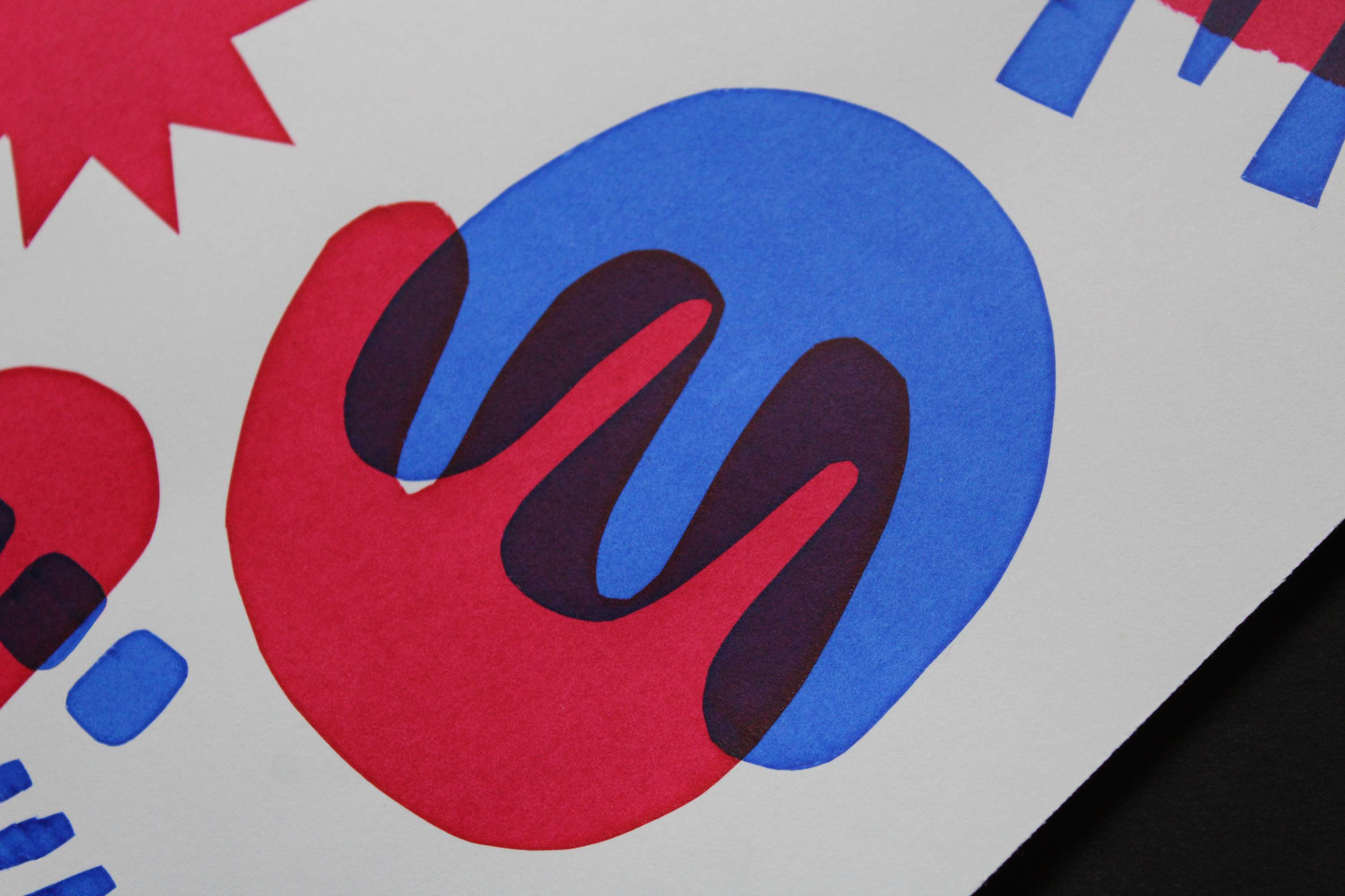 Squiggle It! Screen Prints by Rhianne Connelly