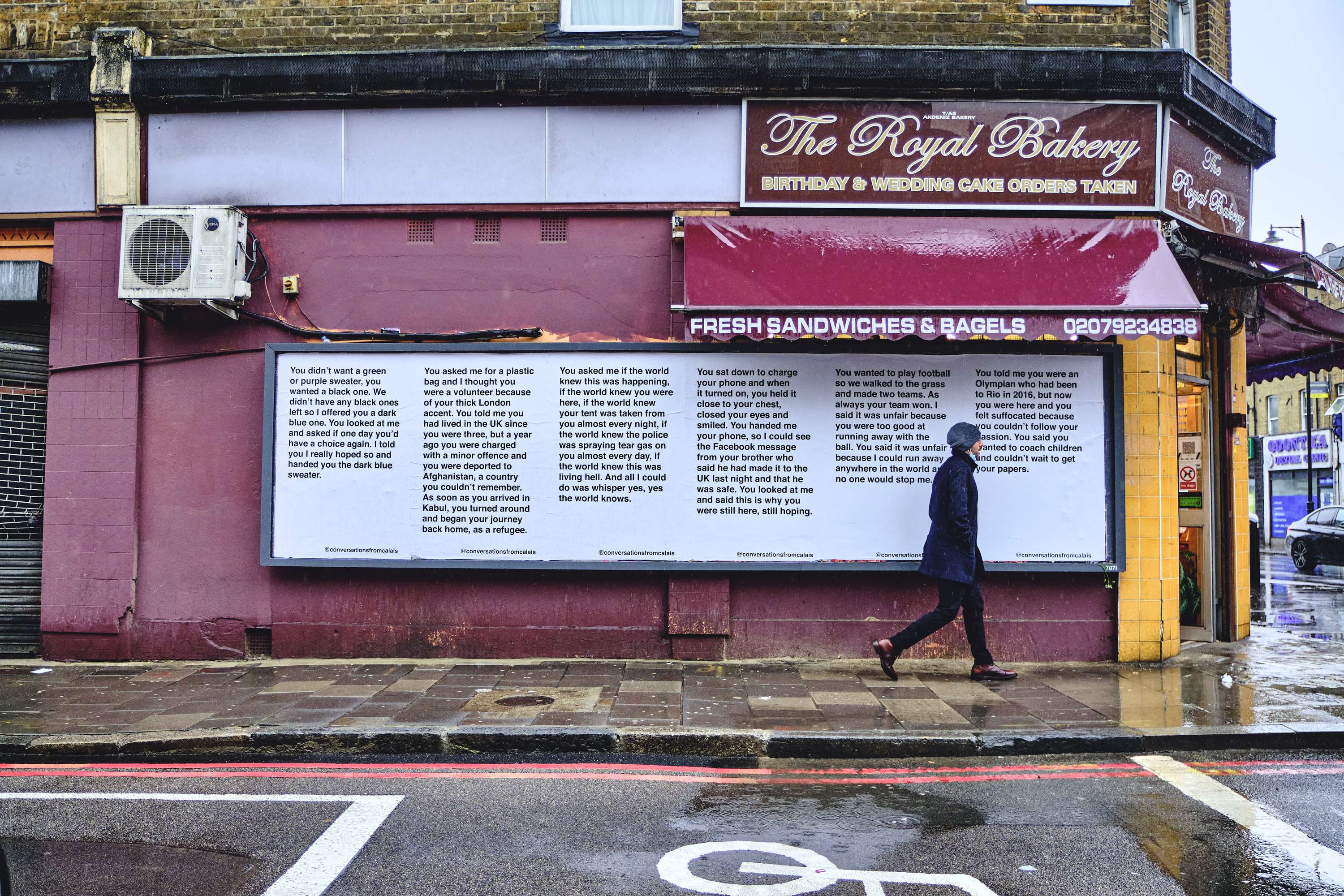 Conversations From Calais Billboards by Mathilda Della Torre