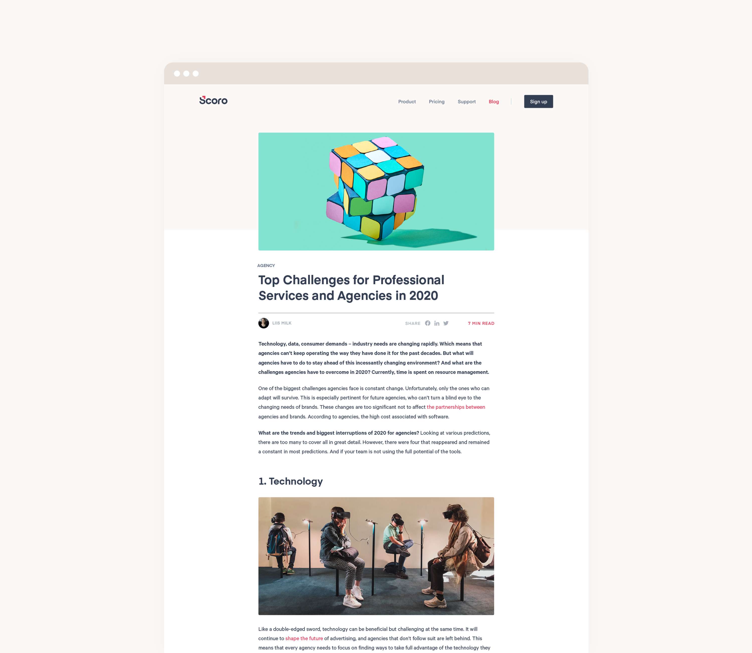 Scoro Website by Stu Dowson