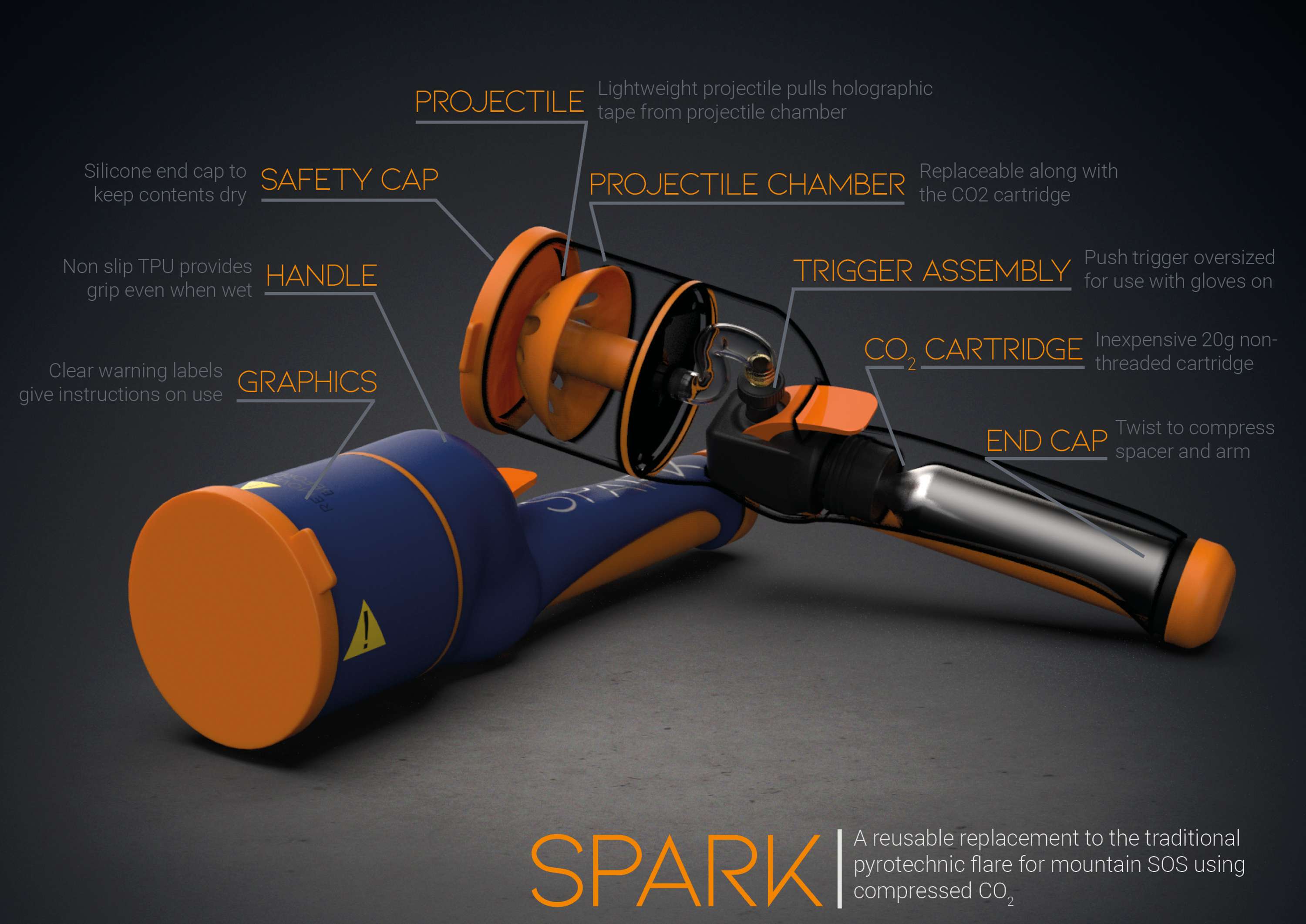 Spark - A Pyrotechnic Flare Replacement by Steven Thomas