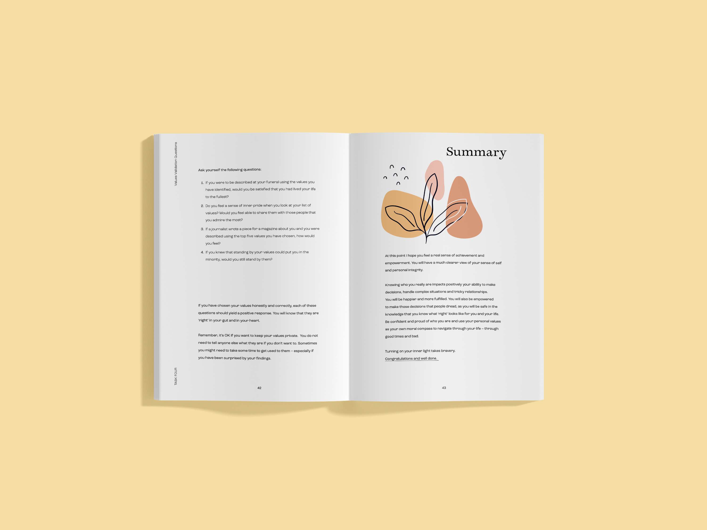 Values Workbook by Anna Pietrangeli