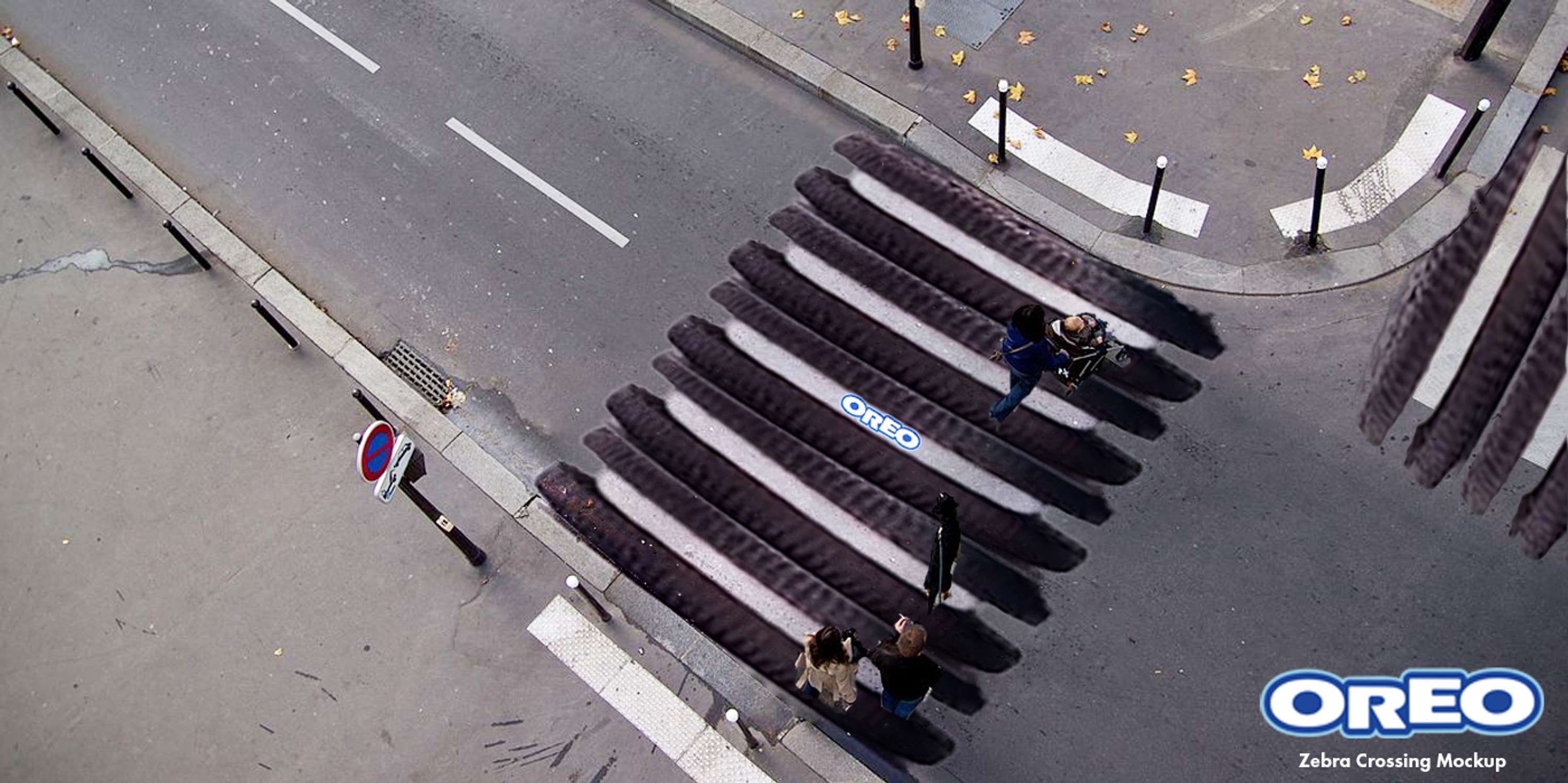 Oreo out and about ambient campaign by William Norton