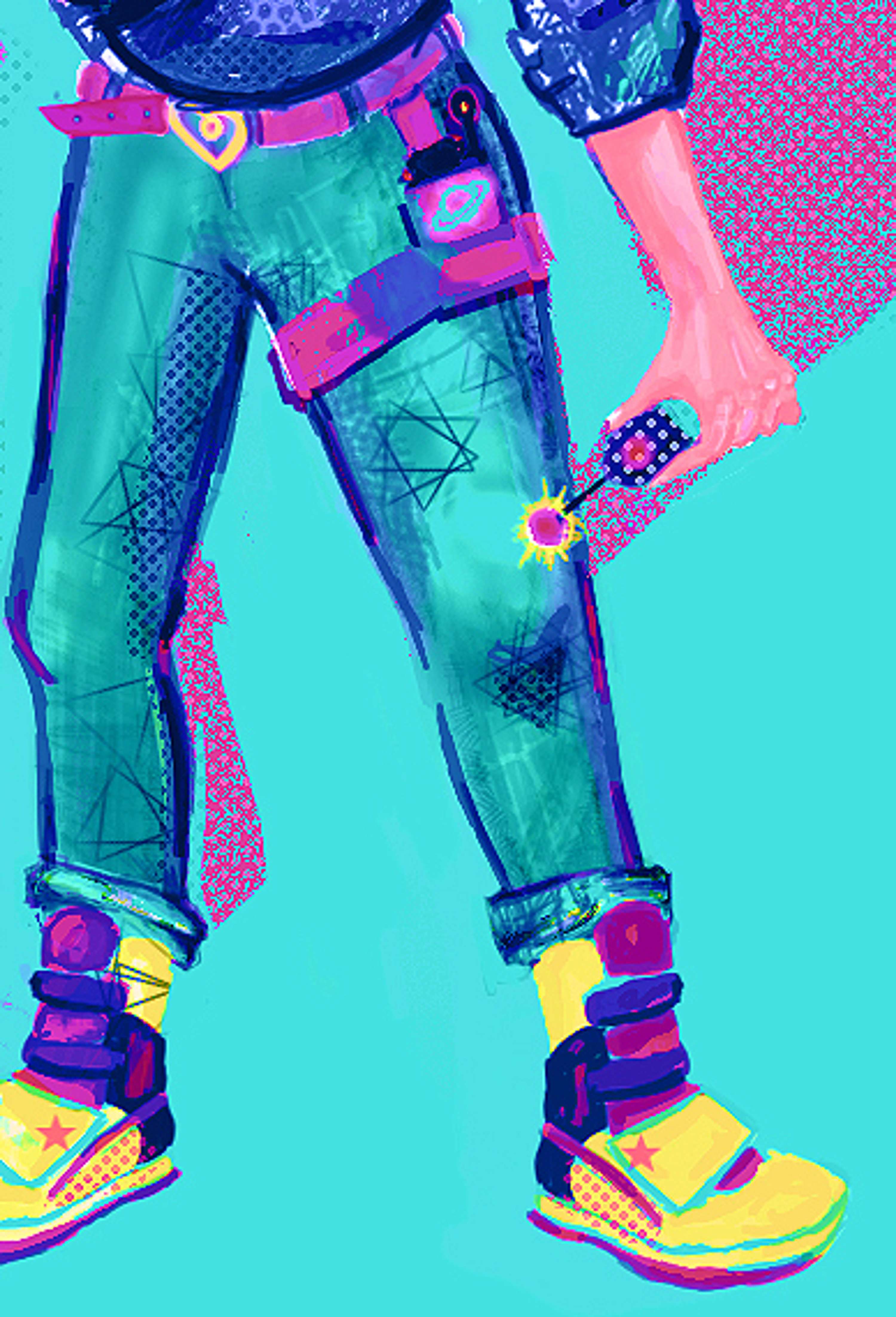 Super Duper quick character design by Catherine Broadbent