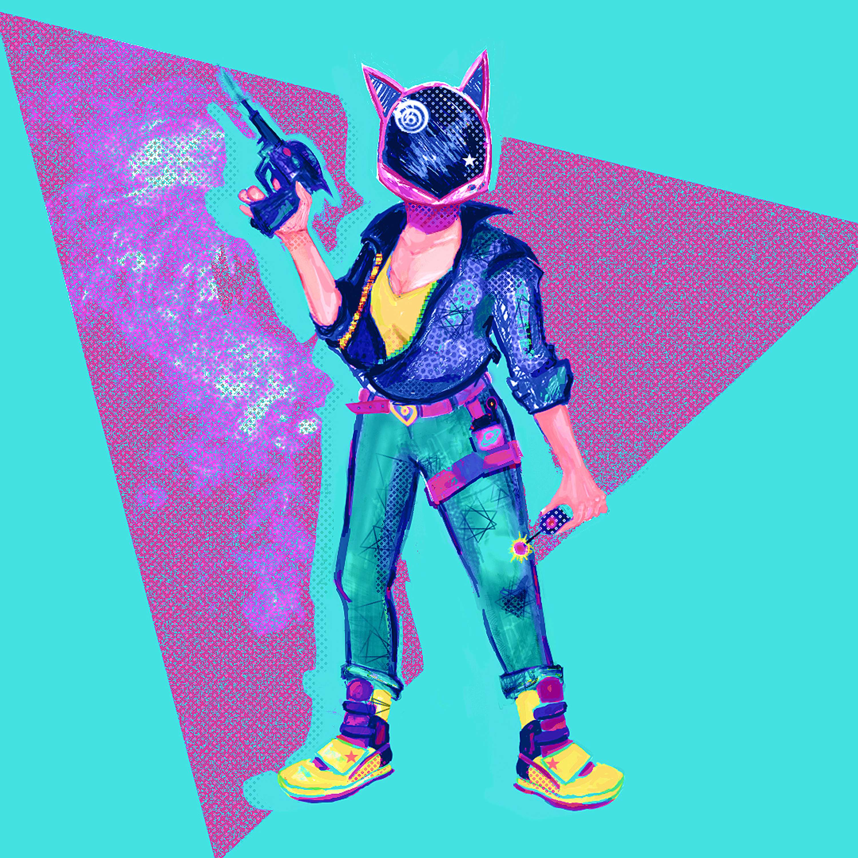 Super Duper quick character design by Catherine Broadbent
