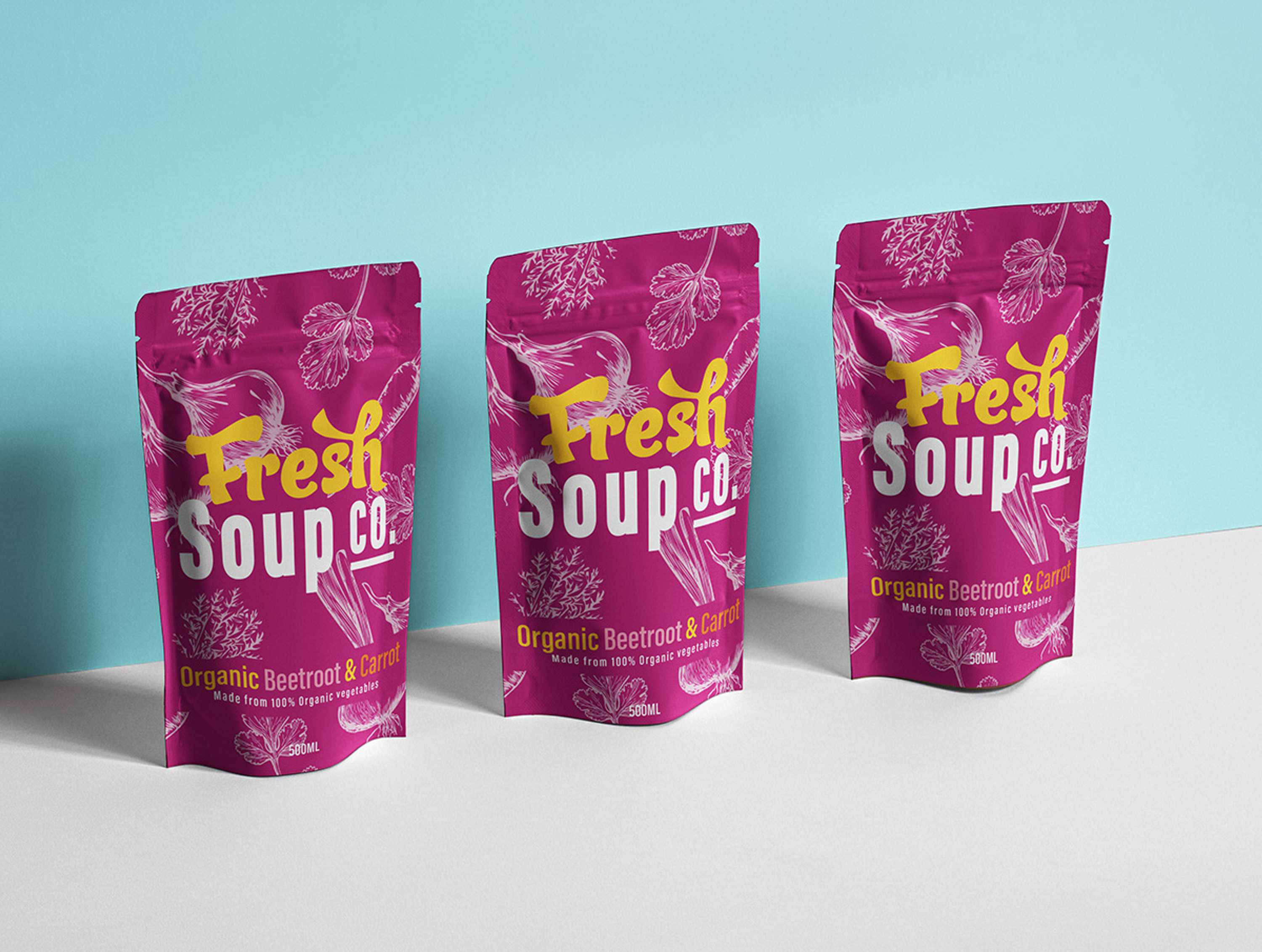Fresh Soup Company Branding and Web Design by Kim Edwards