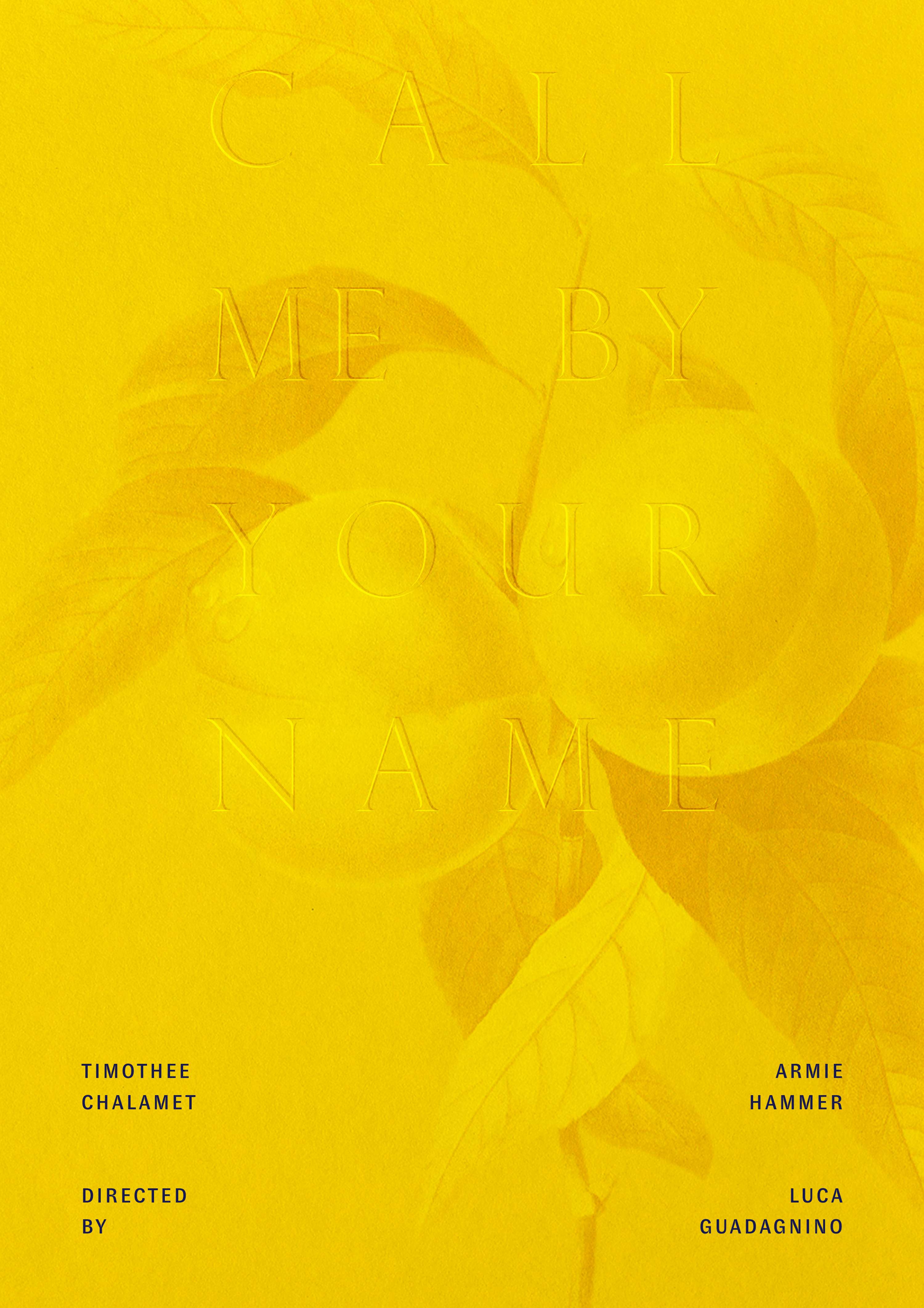 Call Me By Your Name by Ronja Ronning