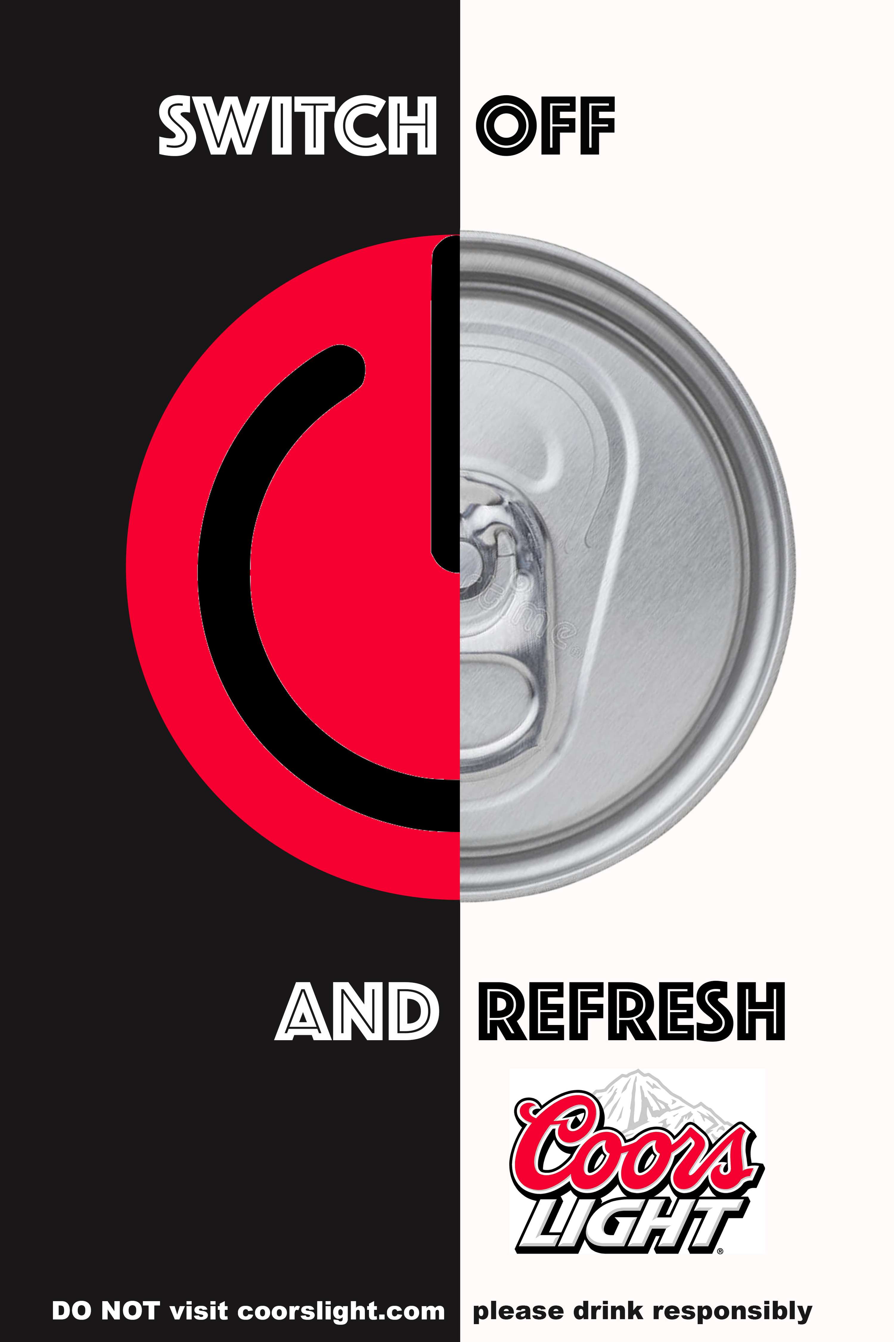 Coors Light - Switch&Refresh /School project/ by Svetla Ivanova