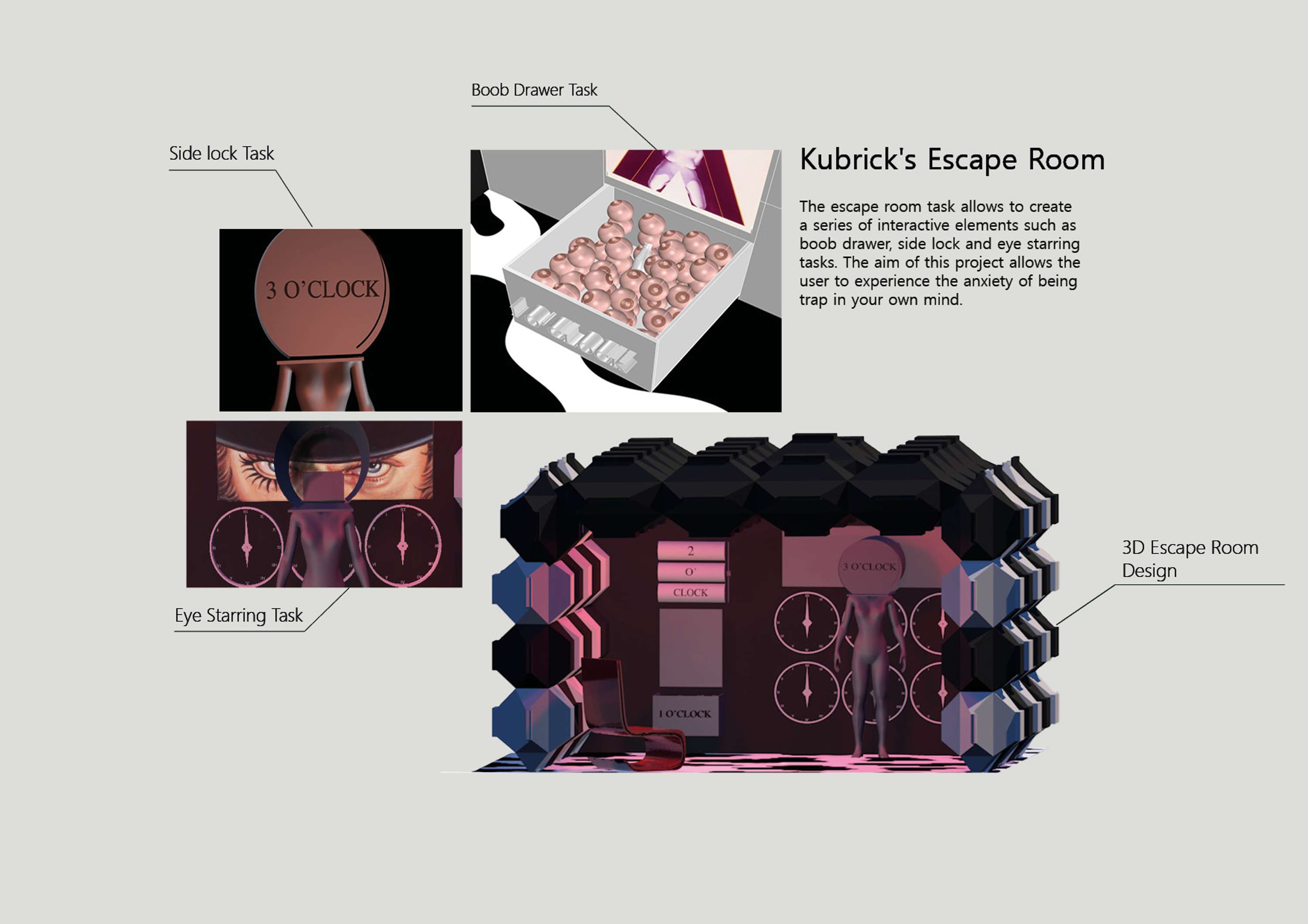 A Clockwork Orange Escape Room (Collaborative Project) by Sarabjit Singh
