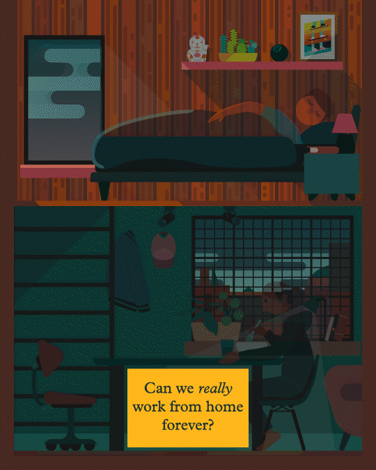 Working From Home Animation by Ben the Illustrator
