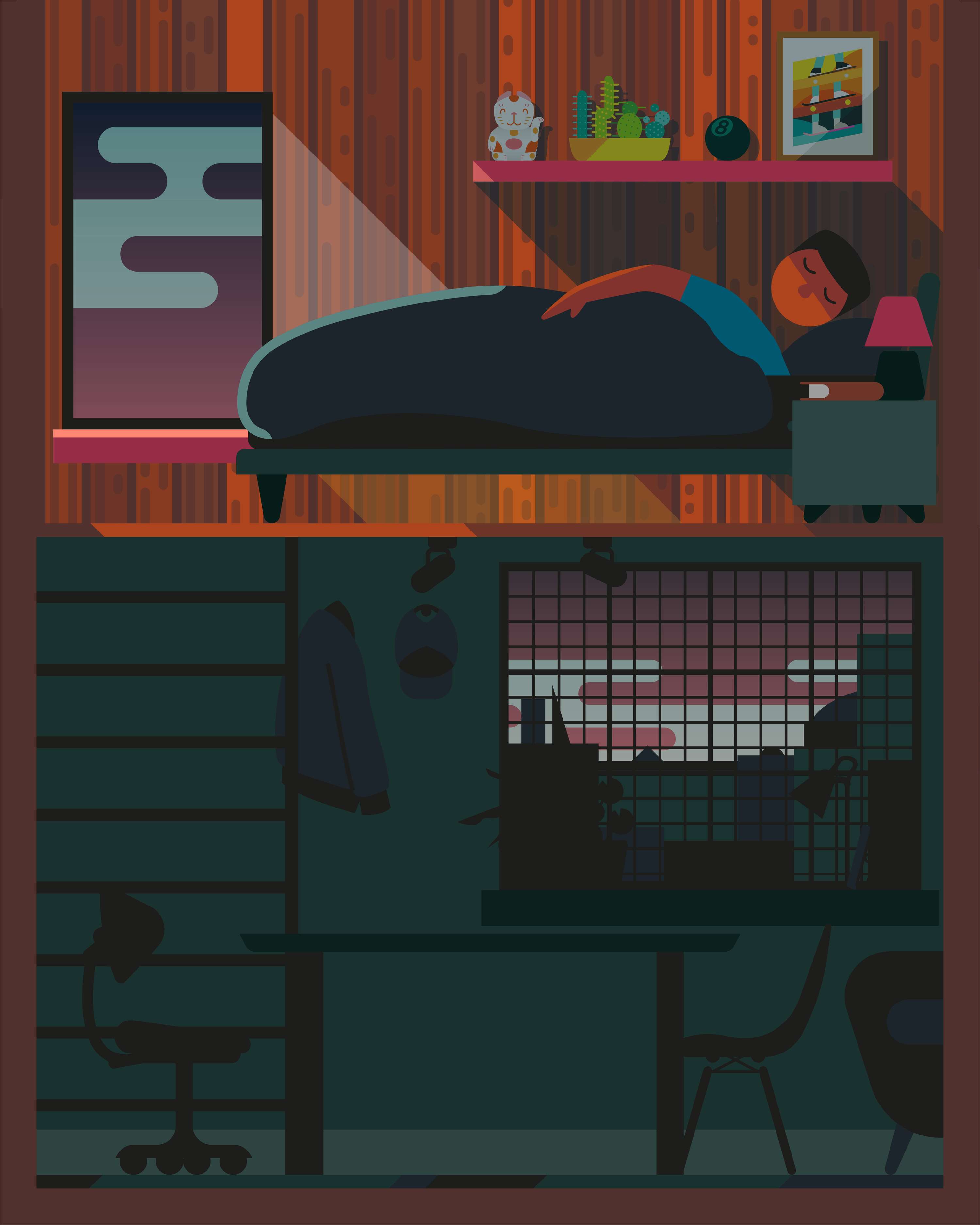 Working From Home Animation by Ben the Illustrator