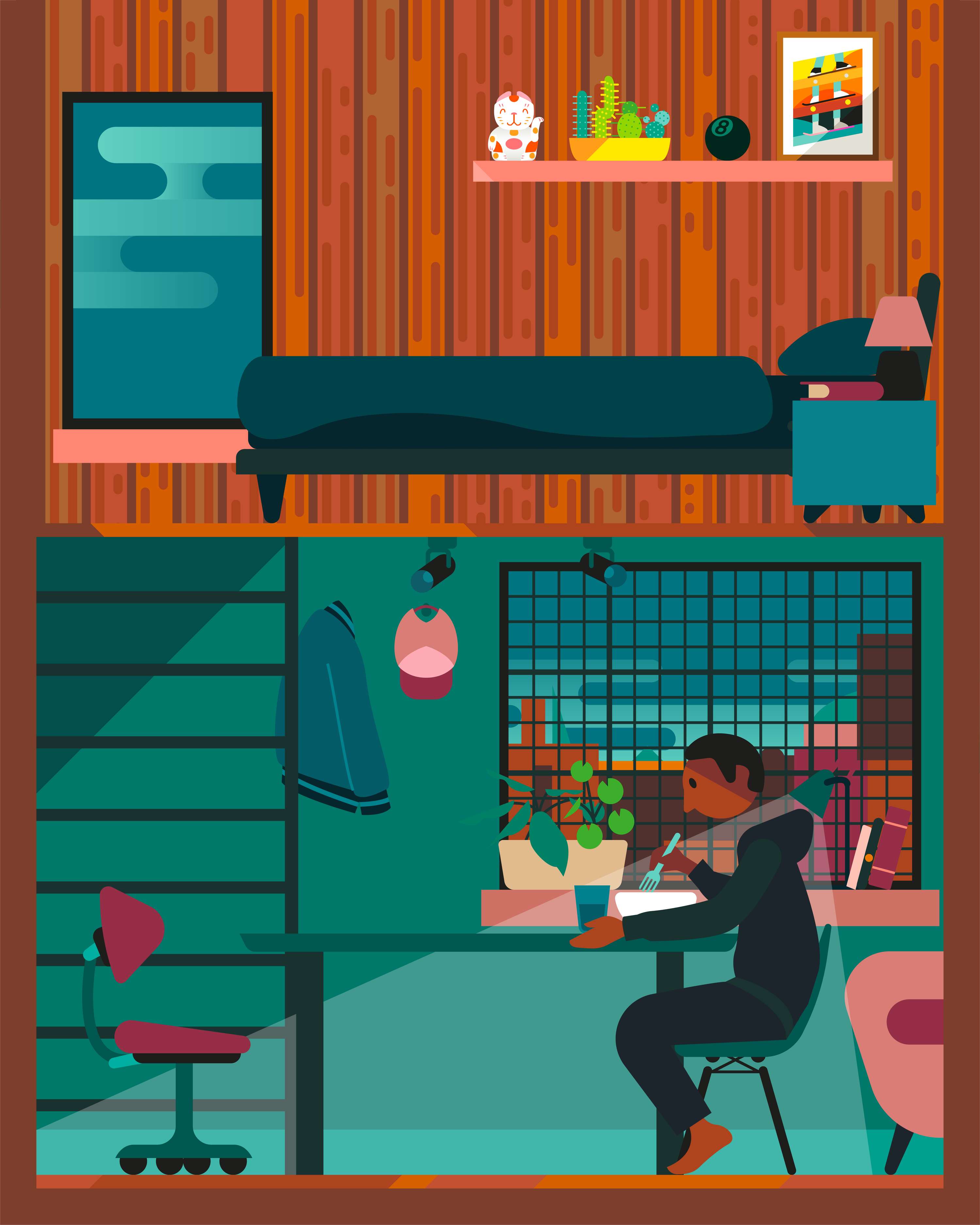 Working From Home Animation by Ben the Illustrator