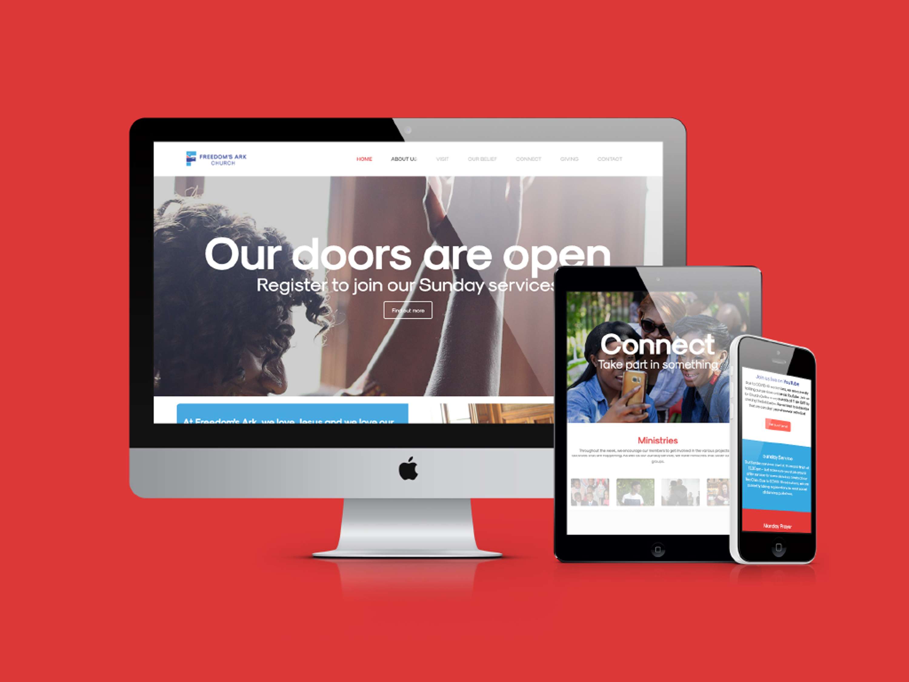 Freedom's Ark, Branding and UI Design by Demi Harper