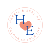 Harris and Erel Art logo