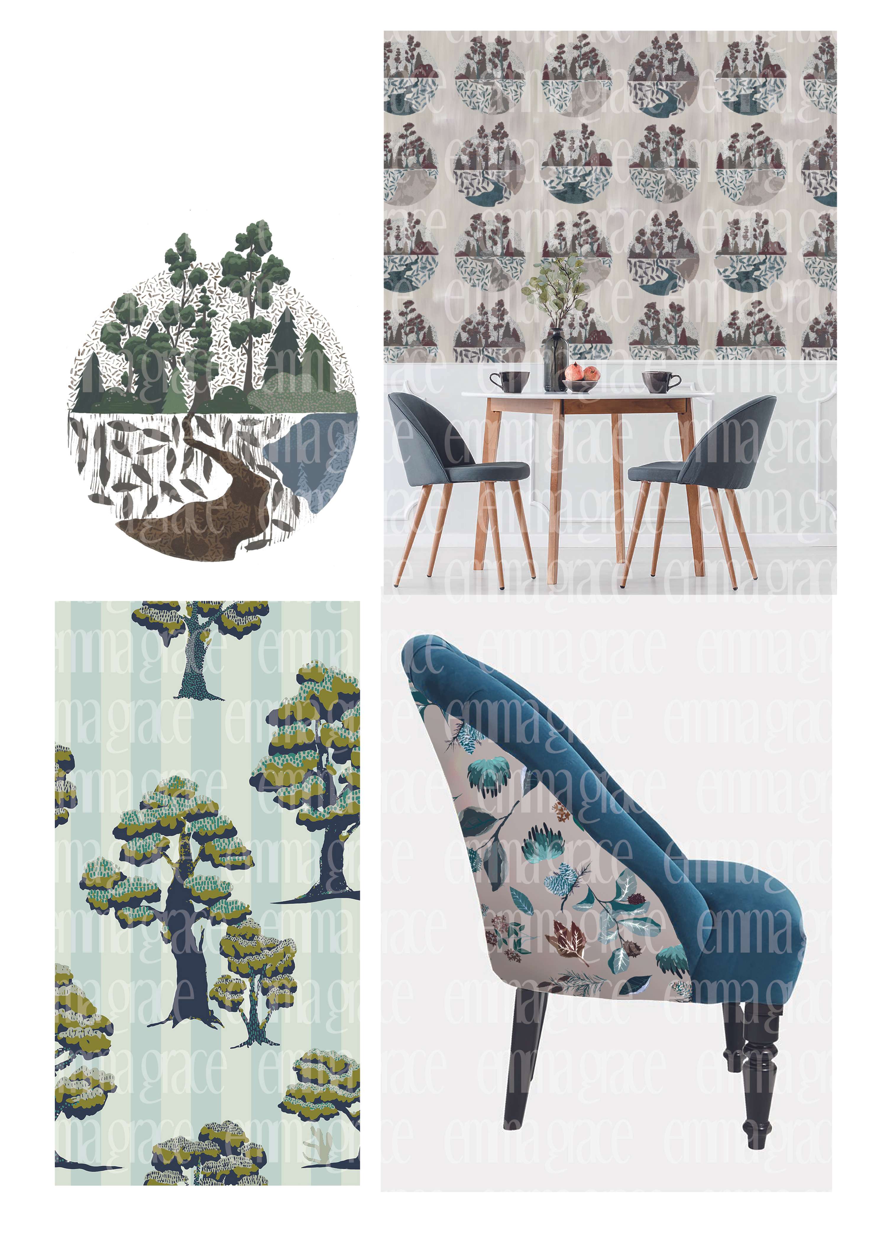 Scandinavian Forests by Emma Christie