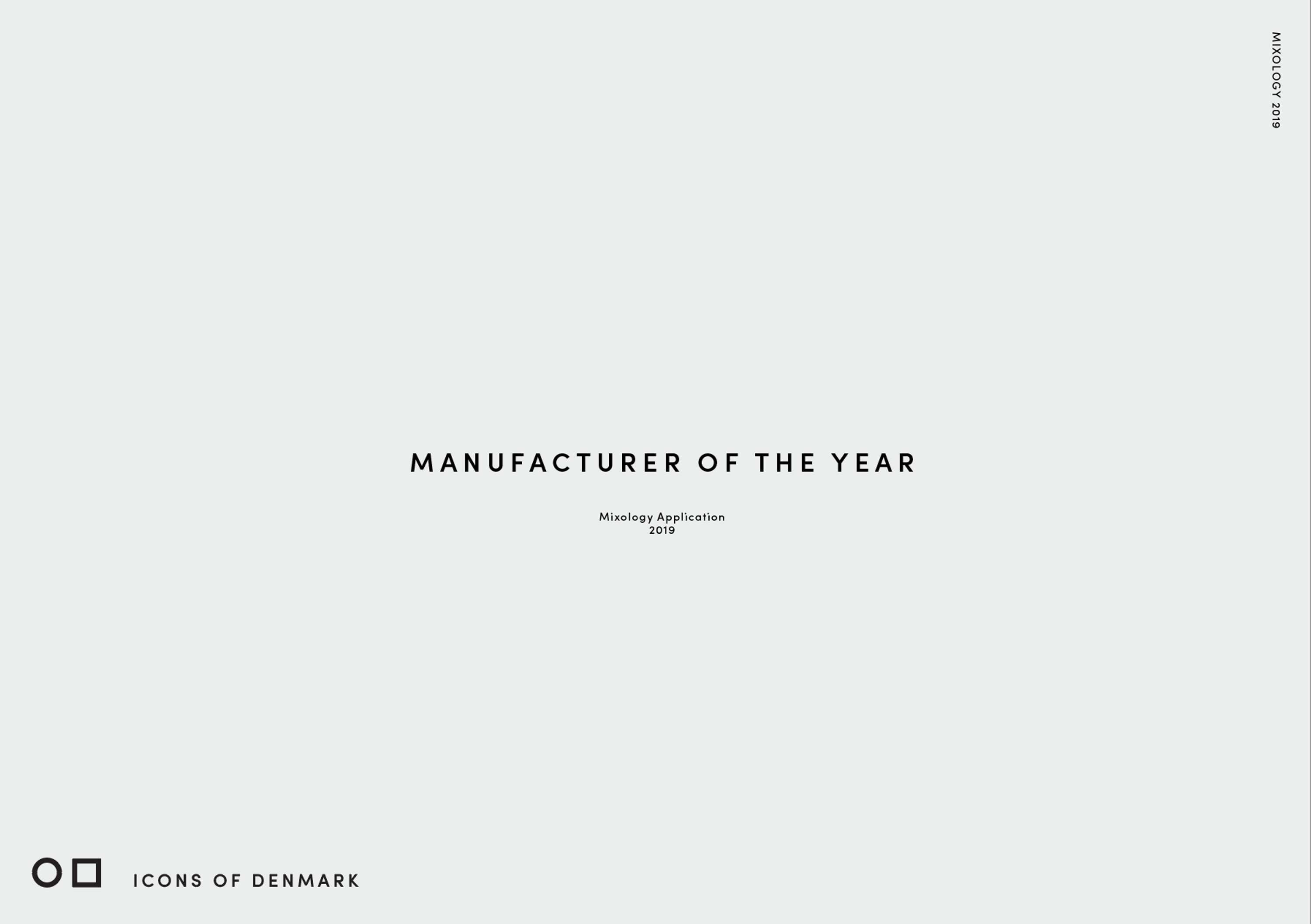 Presentations / Manufacturer of the Year application by Hannah Daly