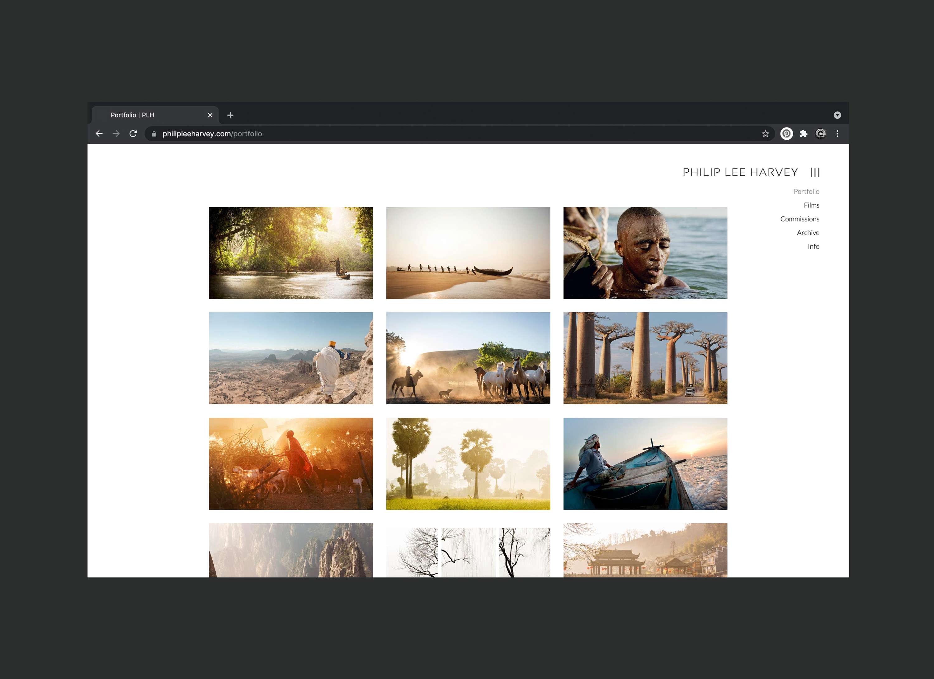 philipleeharvey.com by Craig Baxter