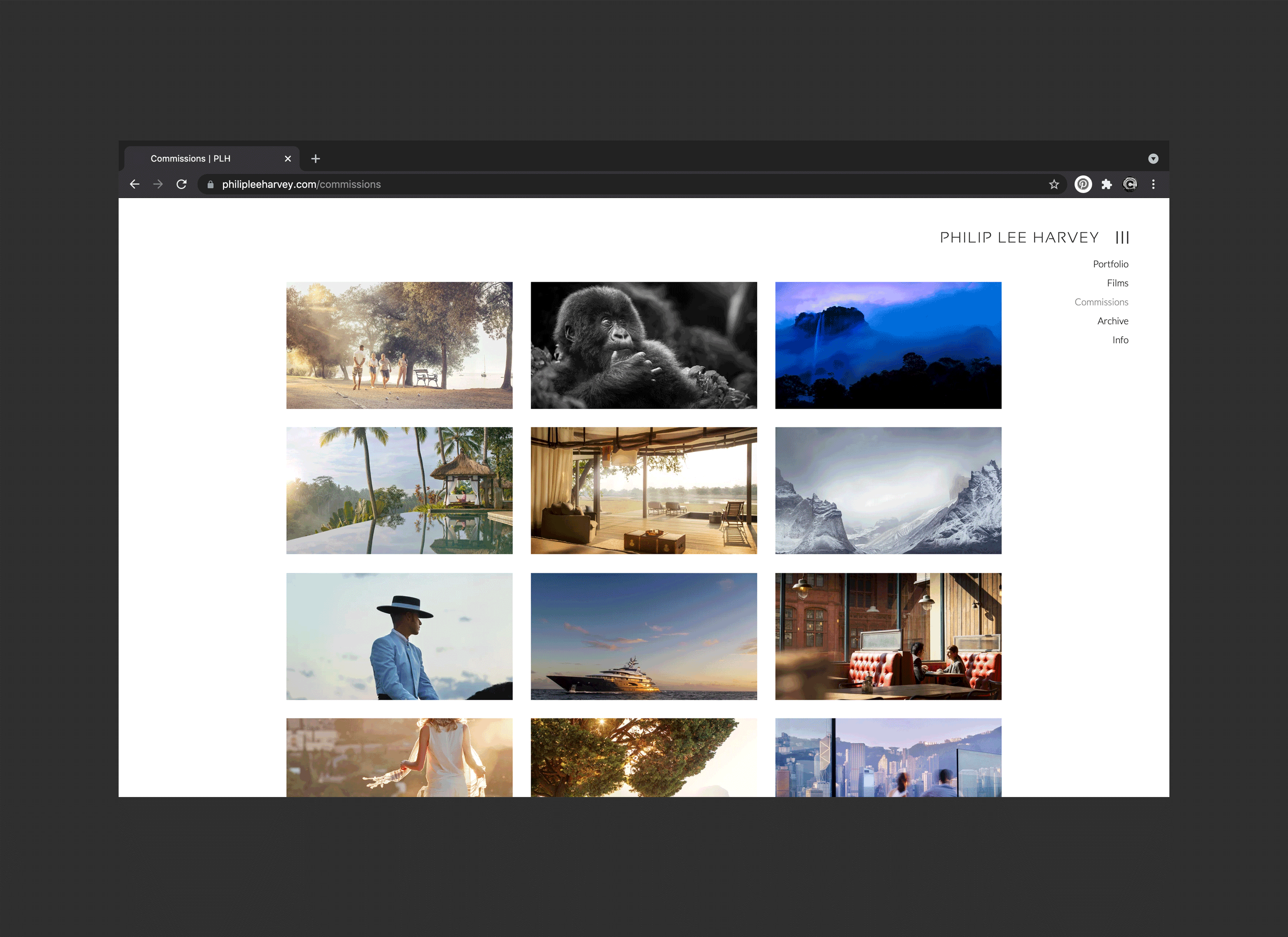 philipleeharvey.com by Craig Baxter