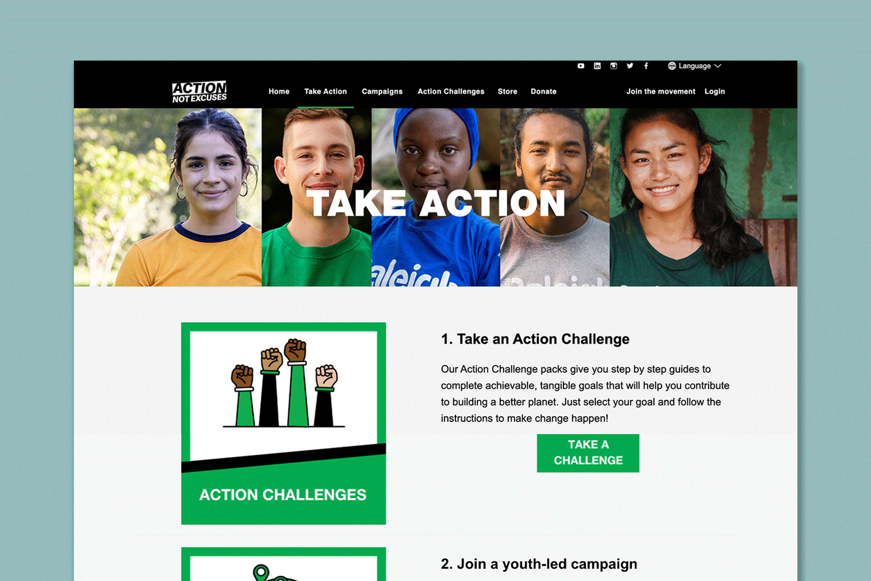 Action Not Excuses Campaign by Emily Coffey