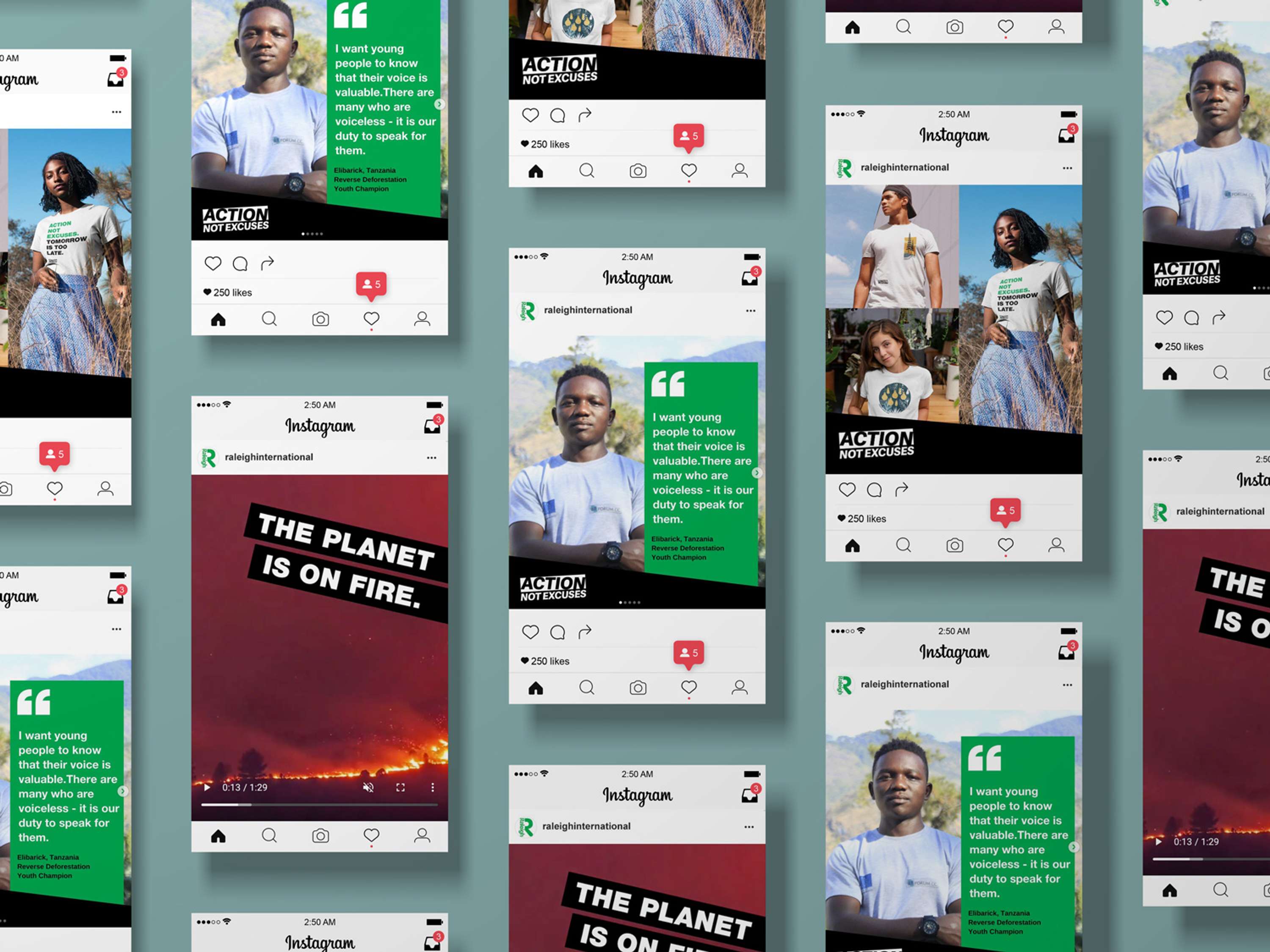 Action Not Excuses Campaign by Emily Coffey