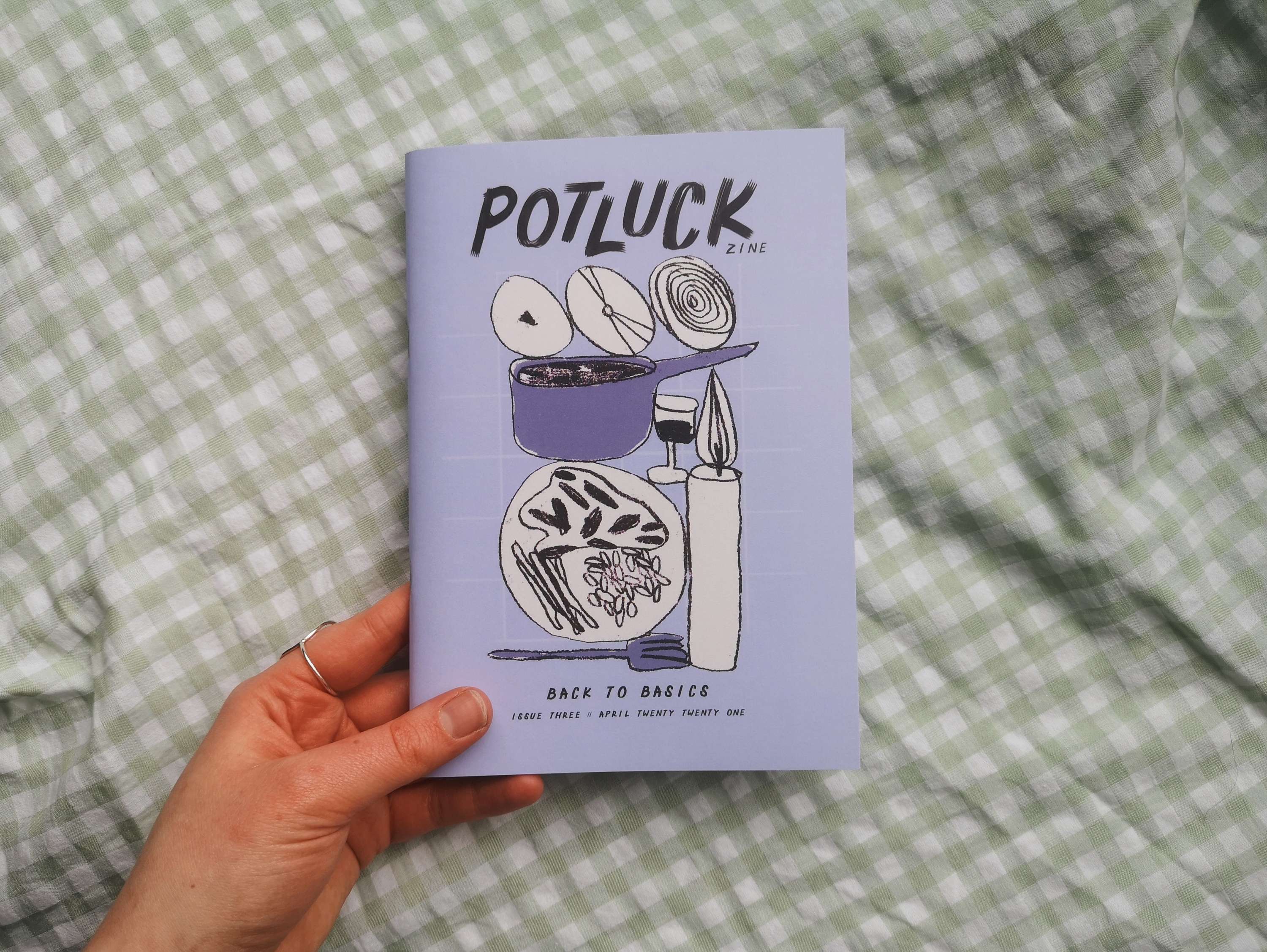 Potluck Zine Issue 3: Back to Basics by Rhia Cook