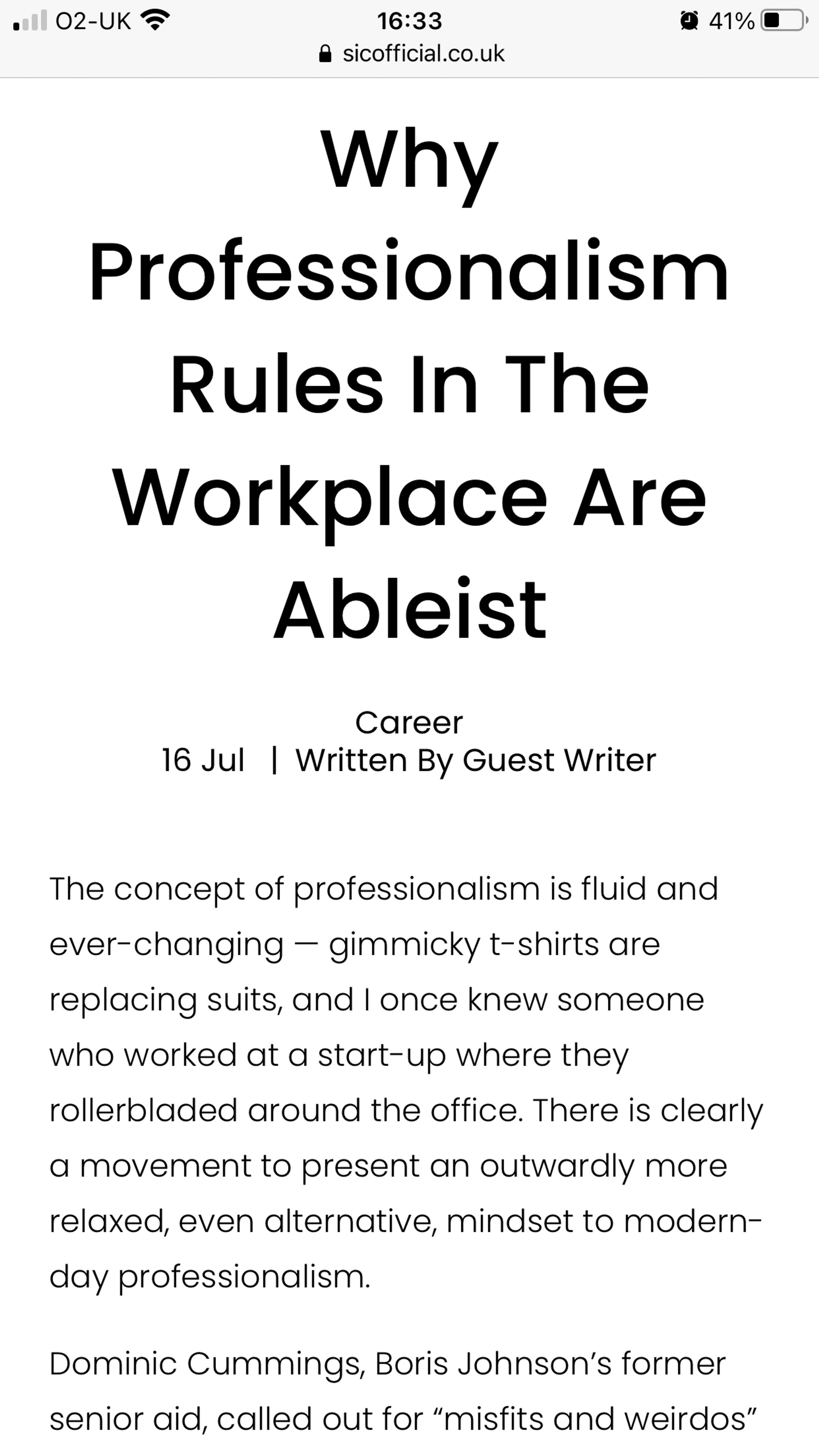 Stories of Accessibility and Inclusion in the Workplace by Rachael Mole
