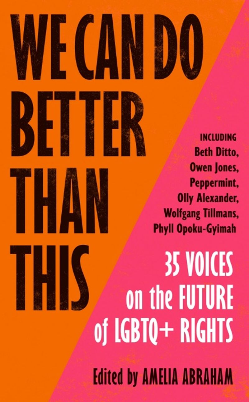 We Can Do Better Than This: 35 Voices on the Future of LGBTQ+  Rights by Amelia Abraham