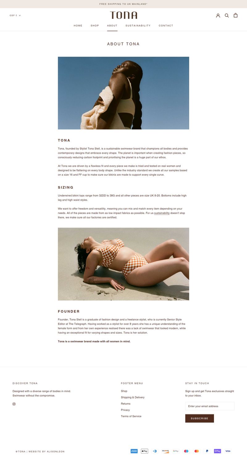 Tona Swimwear by Adjoa Gharban
