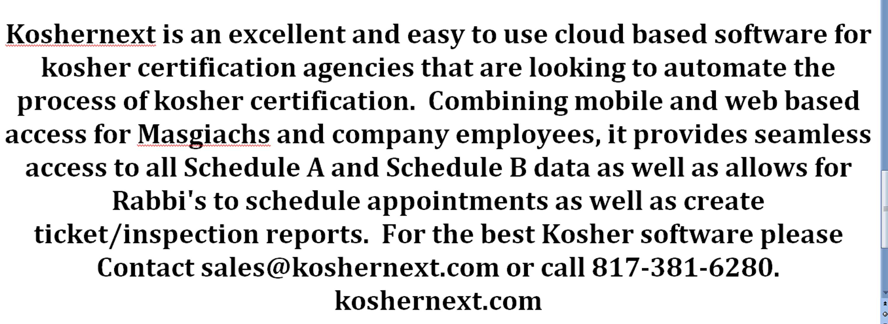 Kosher Certification Rules by Kosher Next