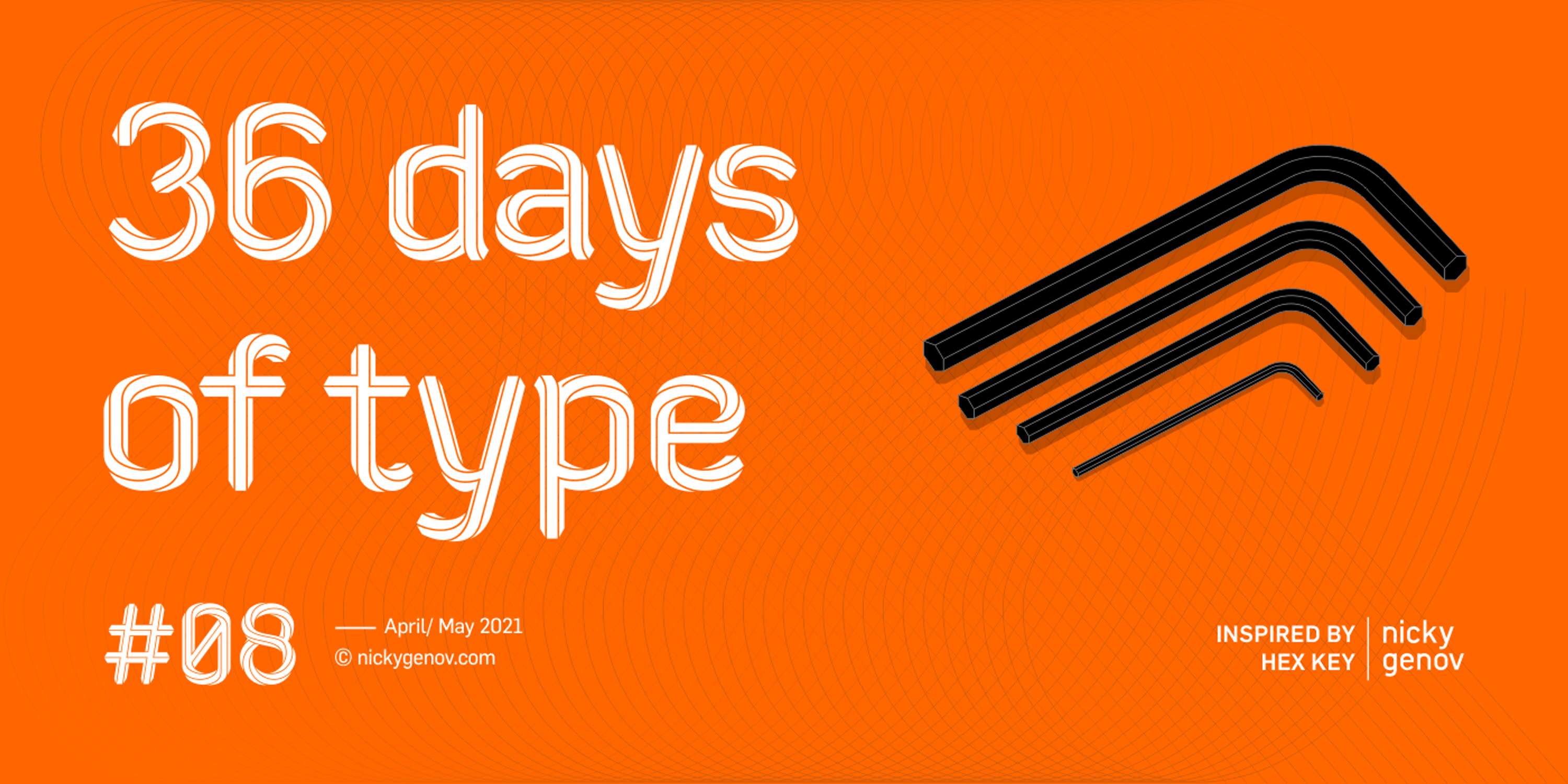 36 Days of Type 2021 | Shiftogram by Nicky Genov