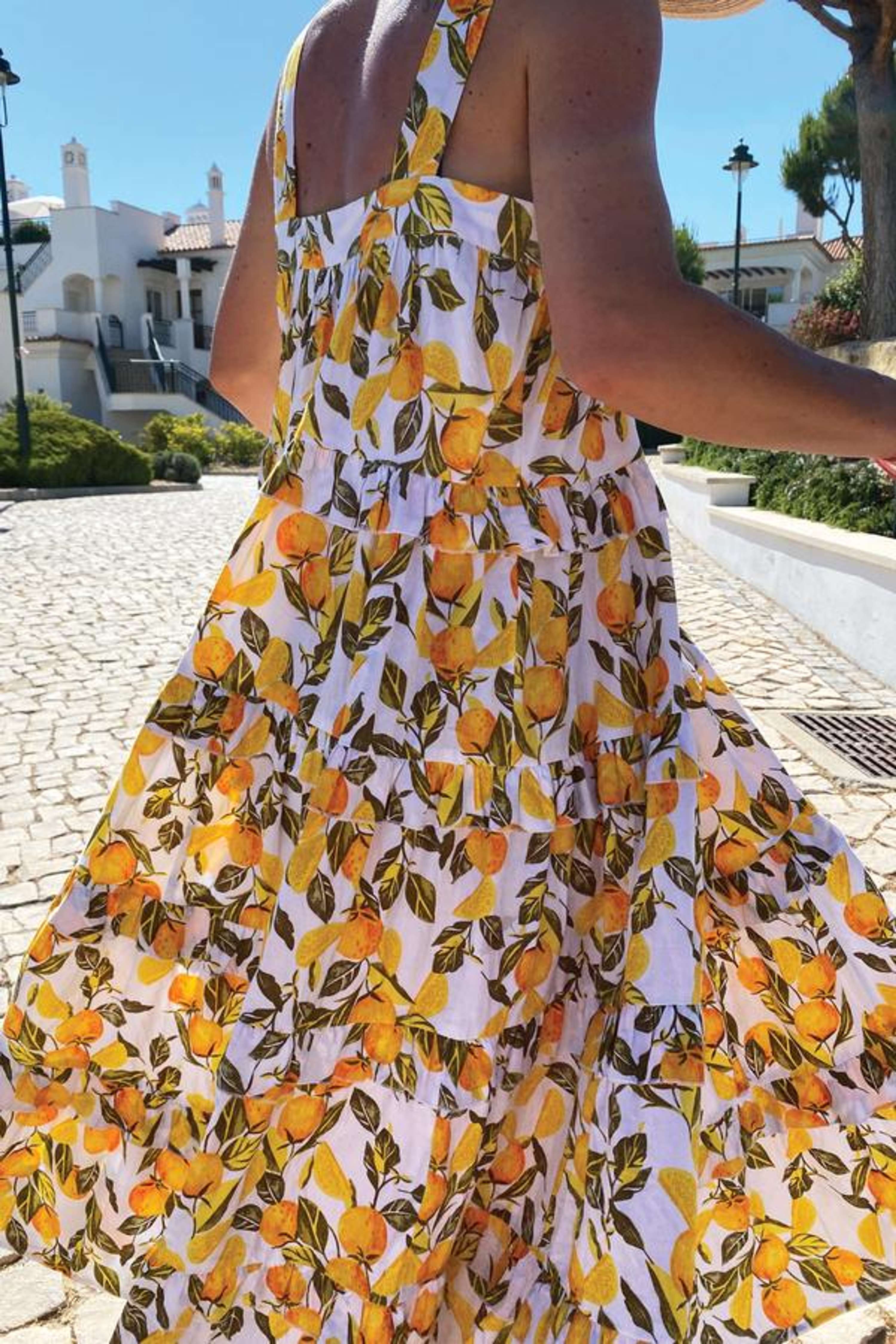 Orange Grove Print for Never Fully Dressed by Hannah Grace Cryer