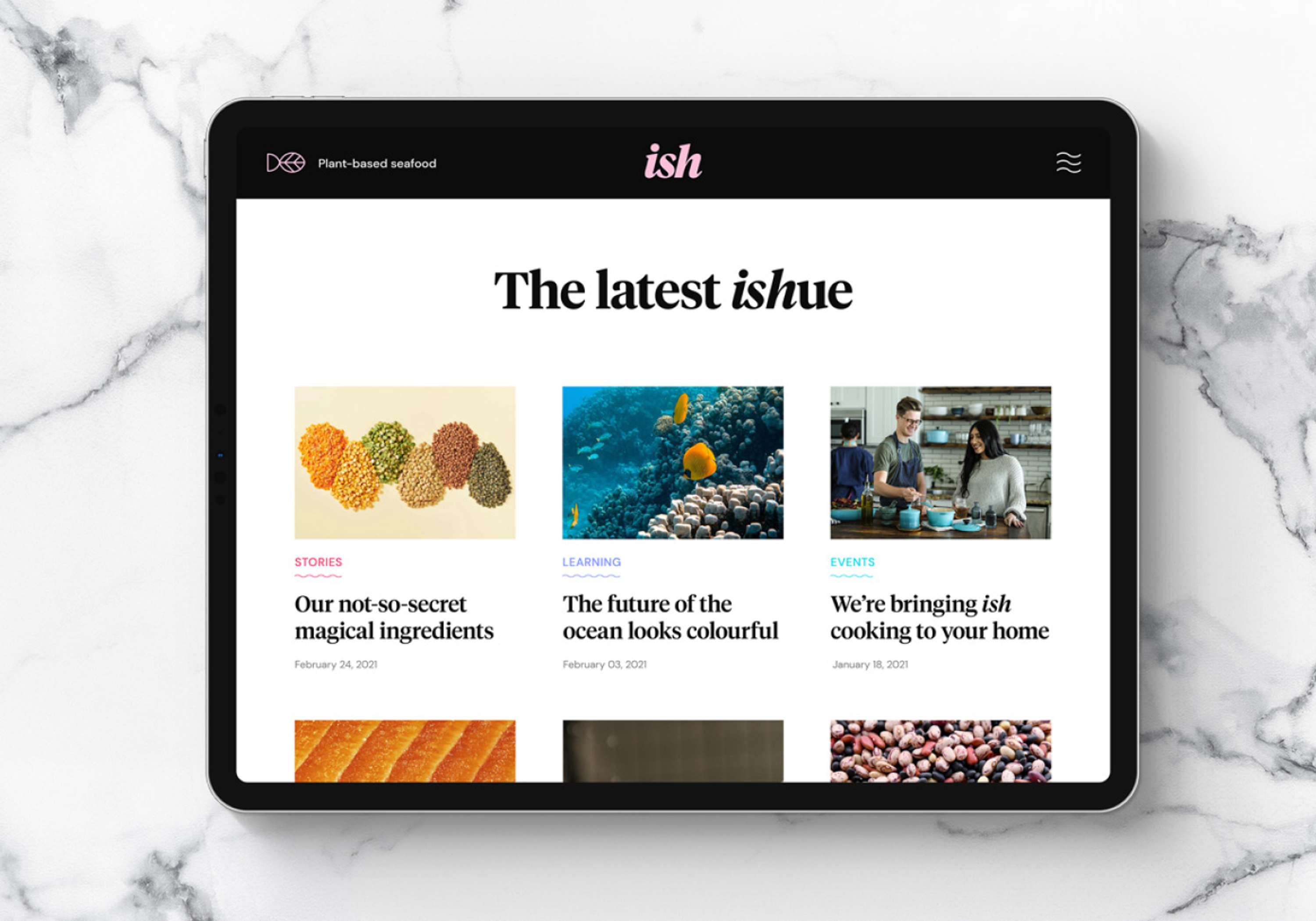 Ish – Branding & identity by Dom Edwards