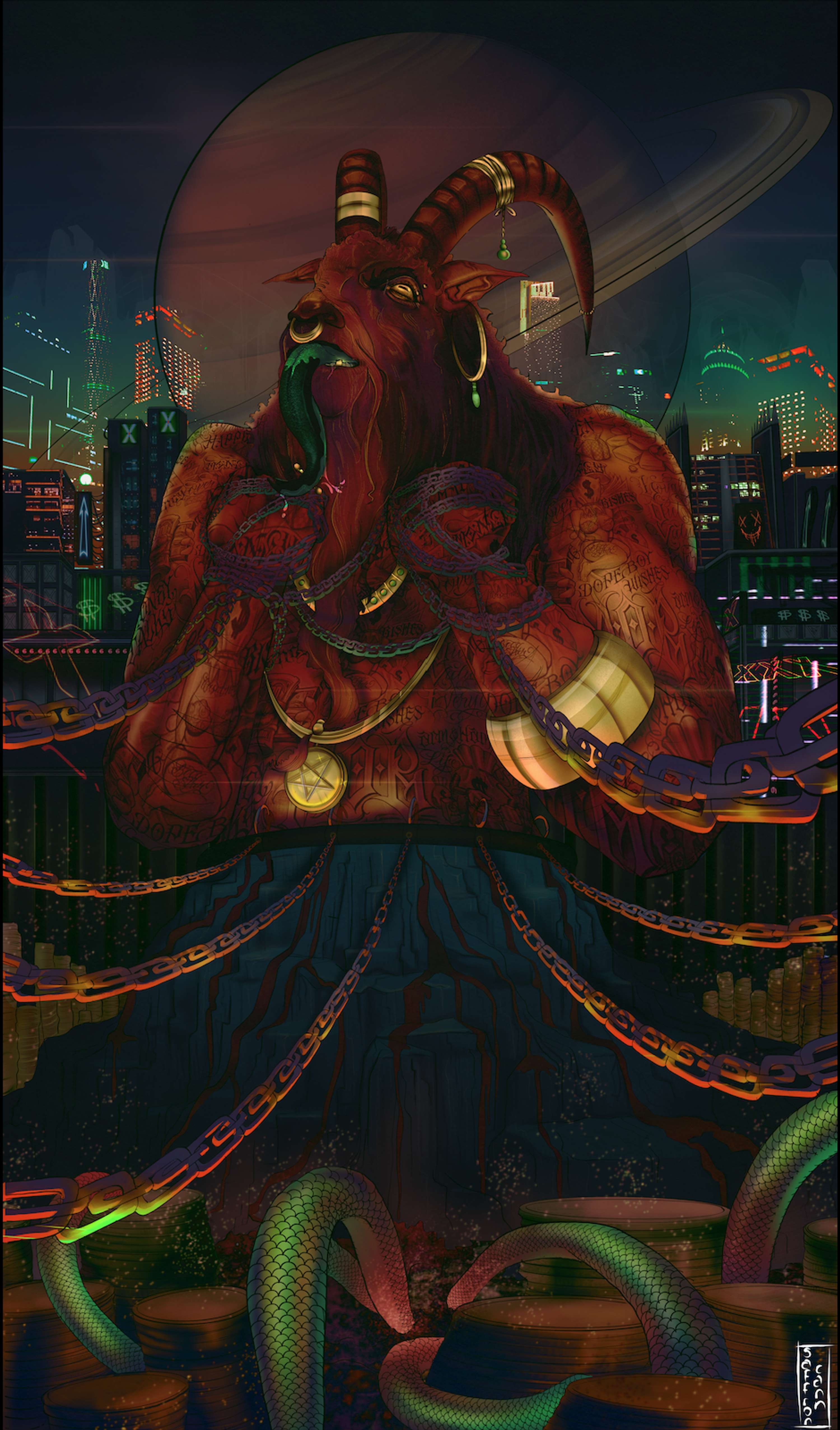 THE DEVIL by Saffron Cann